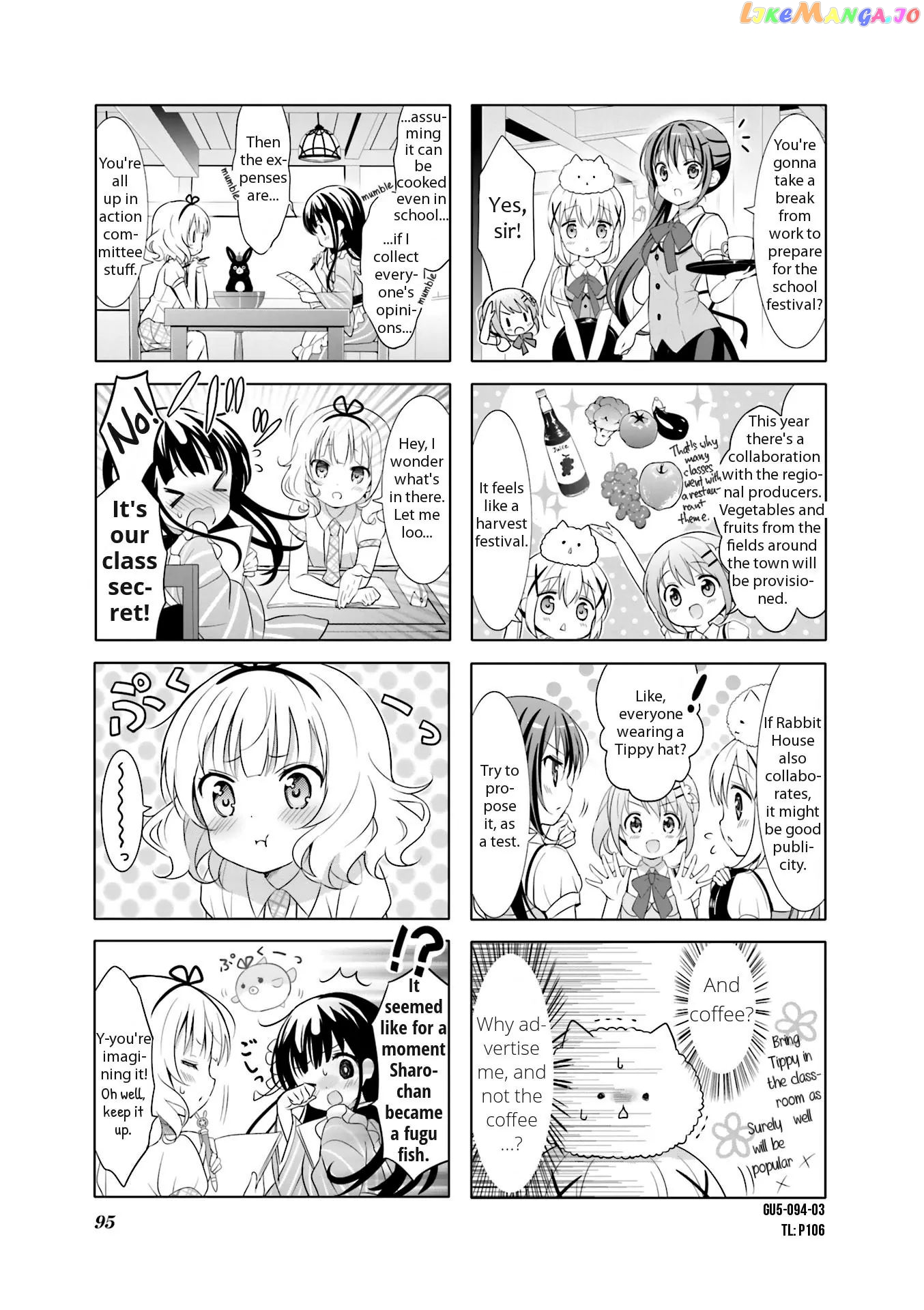 Gochuumon wa Usagi Desu ka? chapter 58 - page 3