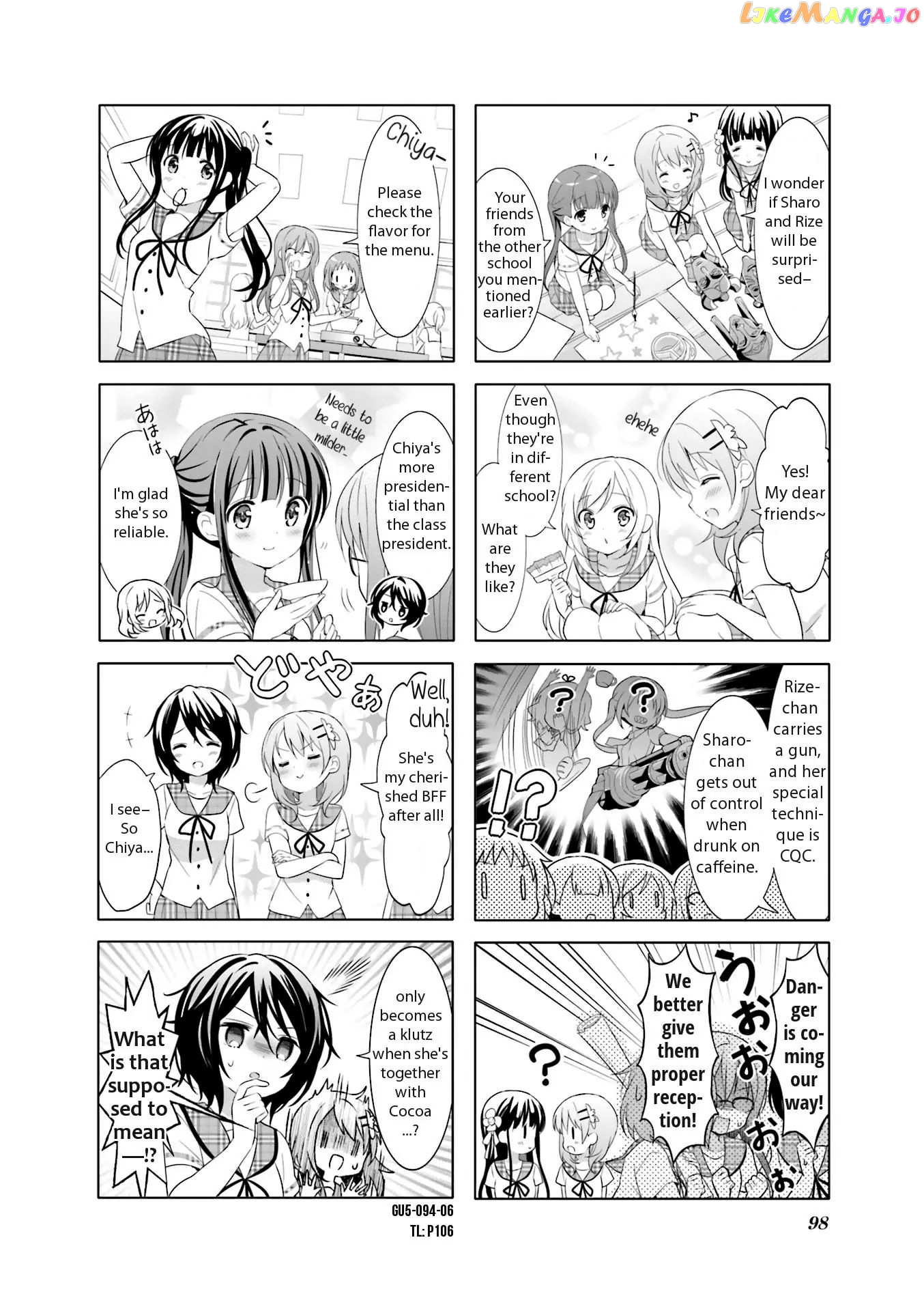 Gochuumon wa Usagi Desu ka? chapter 58 - page 6