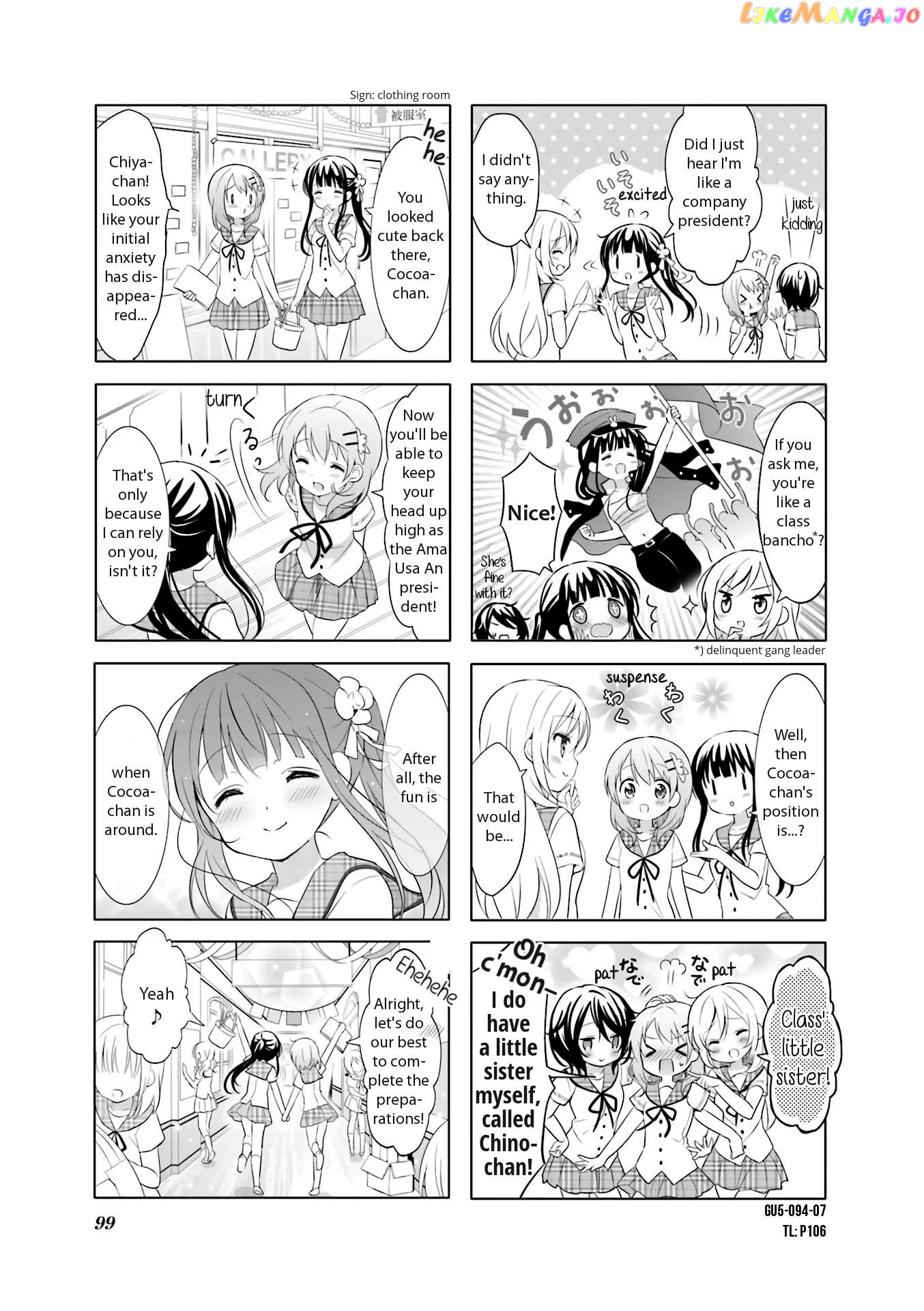 Gochuumon wa Usagi Desu ka? chapter 58 - page 7