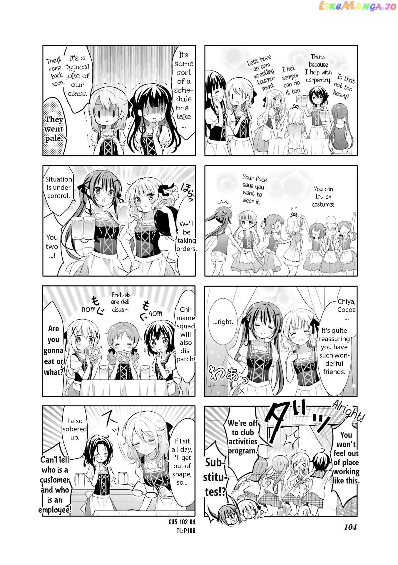Gochuumon wa Usagi Desu ka? chapter 59 - page 4