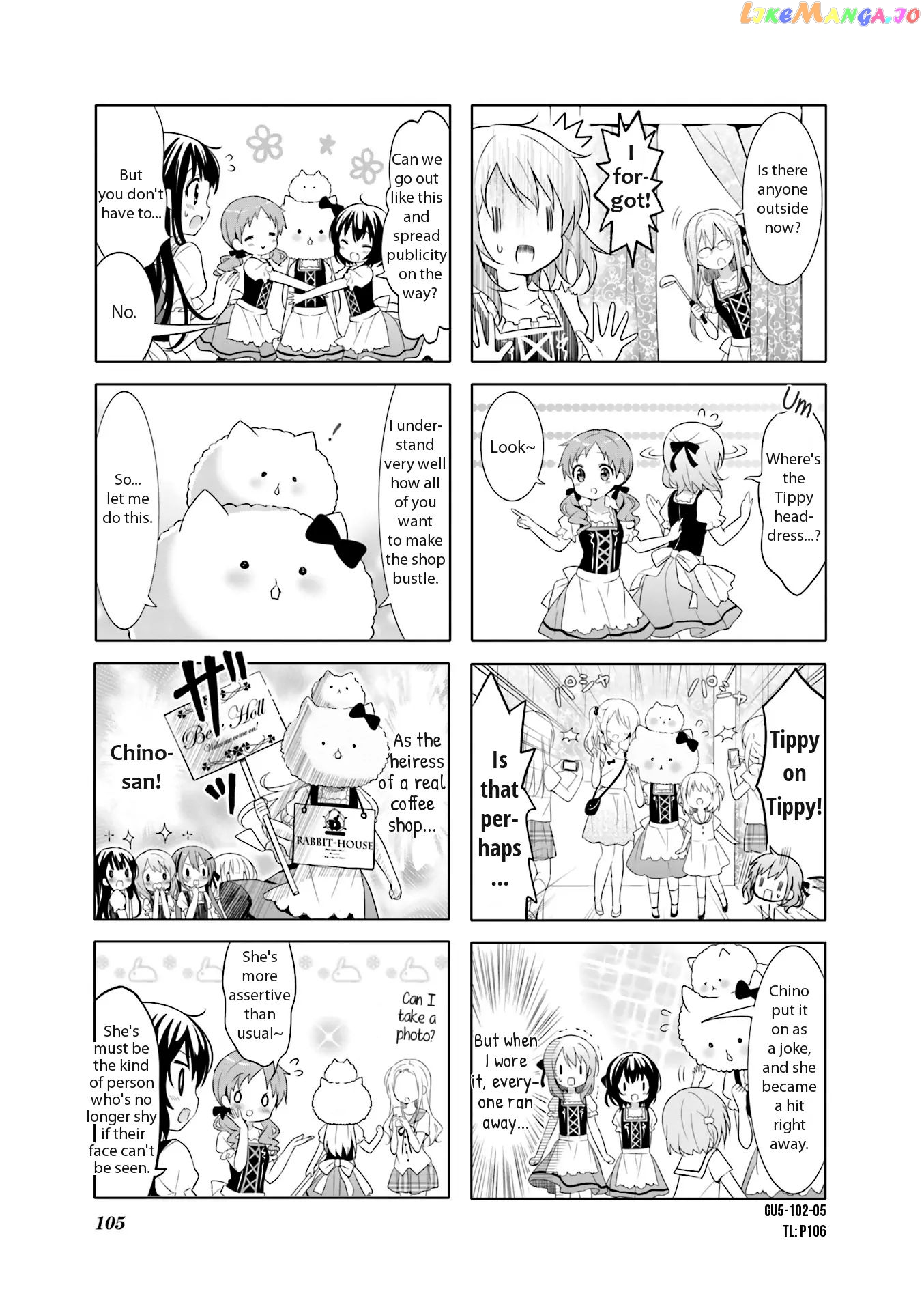 Gochuumon wa Usagi Desu ka? chapter 59 - page 5