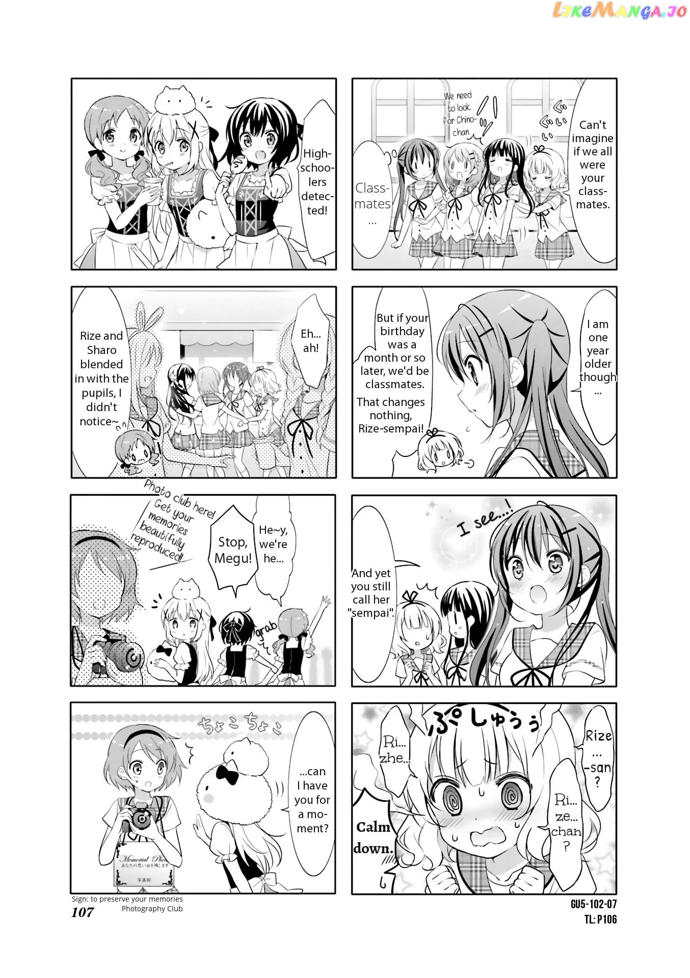 Gochuumon wa Usagi Desu ka? chapter 59 - page 7