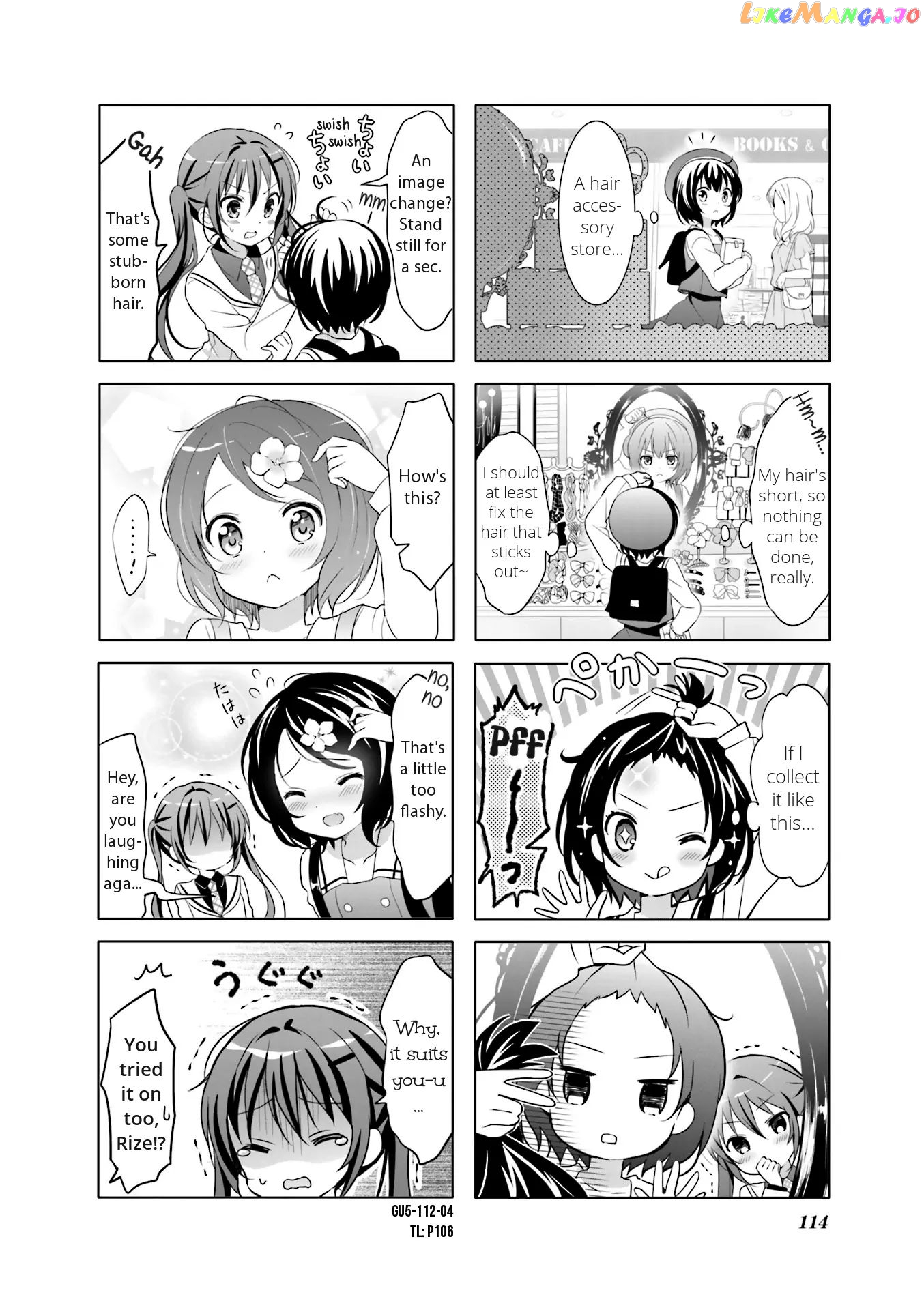 Gochuumon wa Usagi Desu ka? chapter 60 - page 4