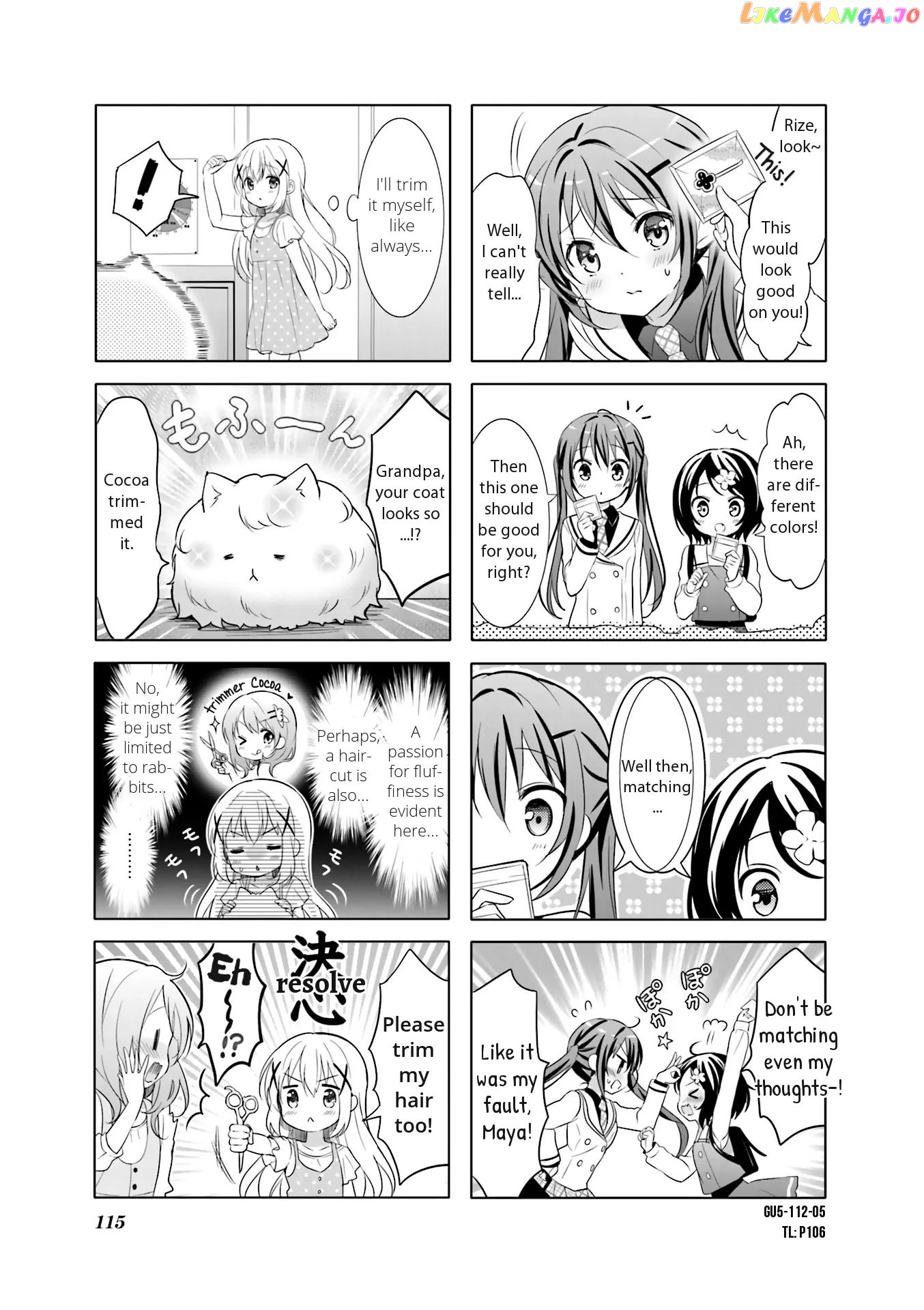 Gochuumon wa Usagi Desu ka? chapter 60 - page 5