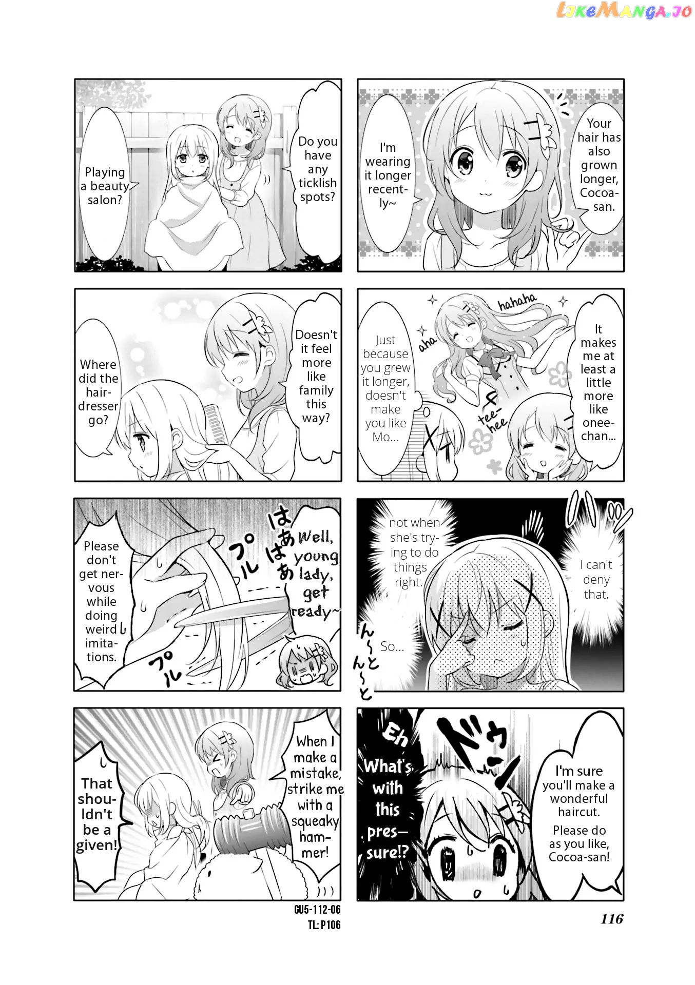 Gochuumon wa Usagi Desu ka? chapter 60 - page 6