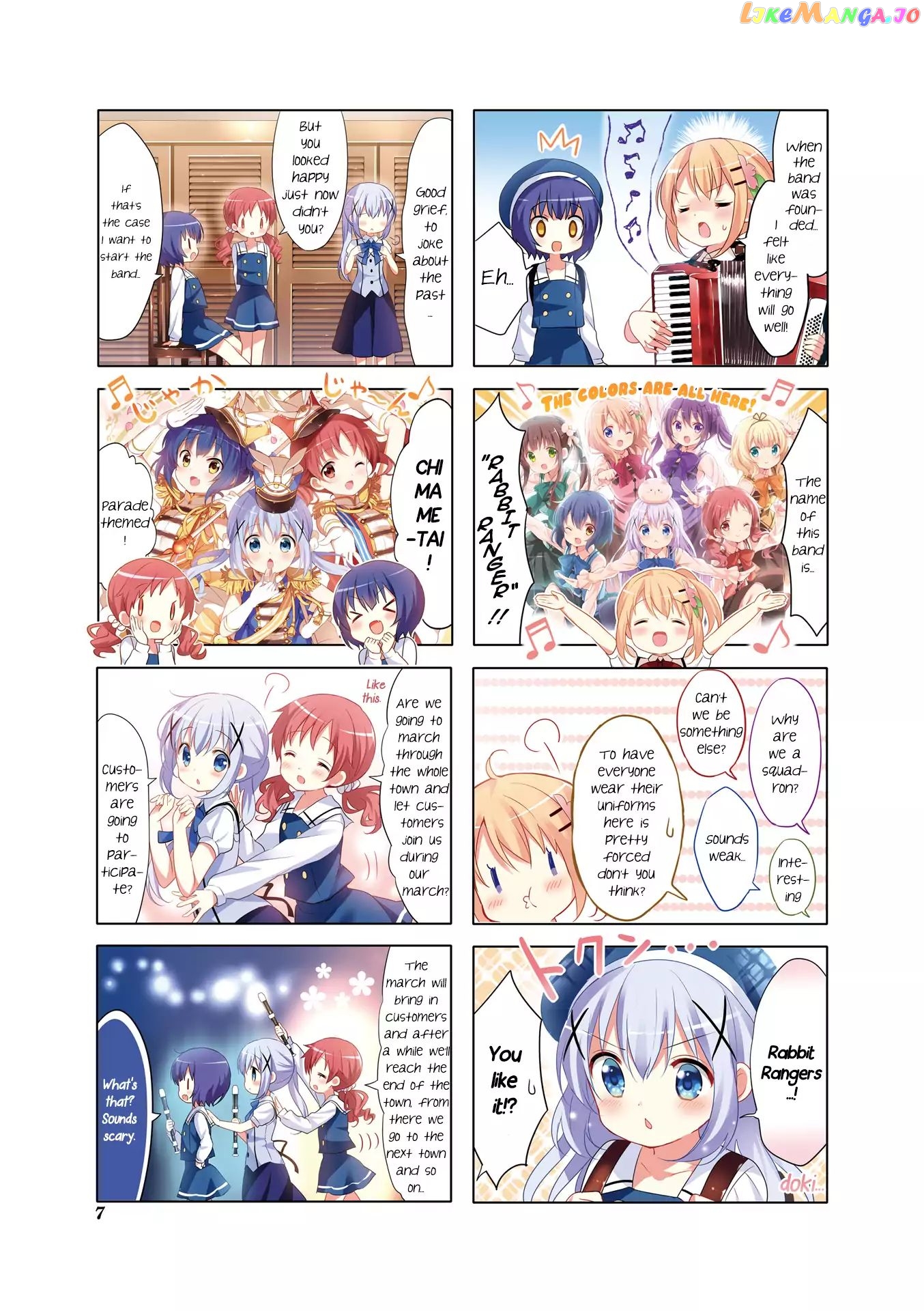 Gochuumon wa Usagi Desu ka? chapter 61 - page 4