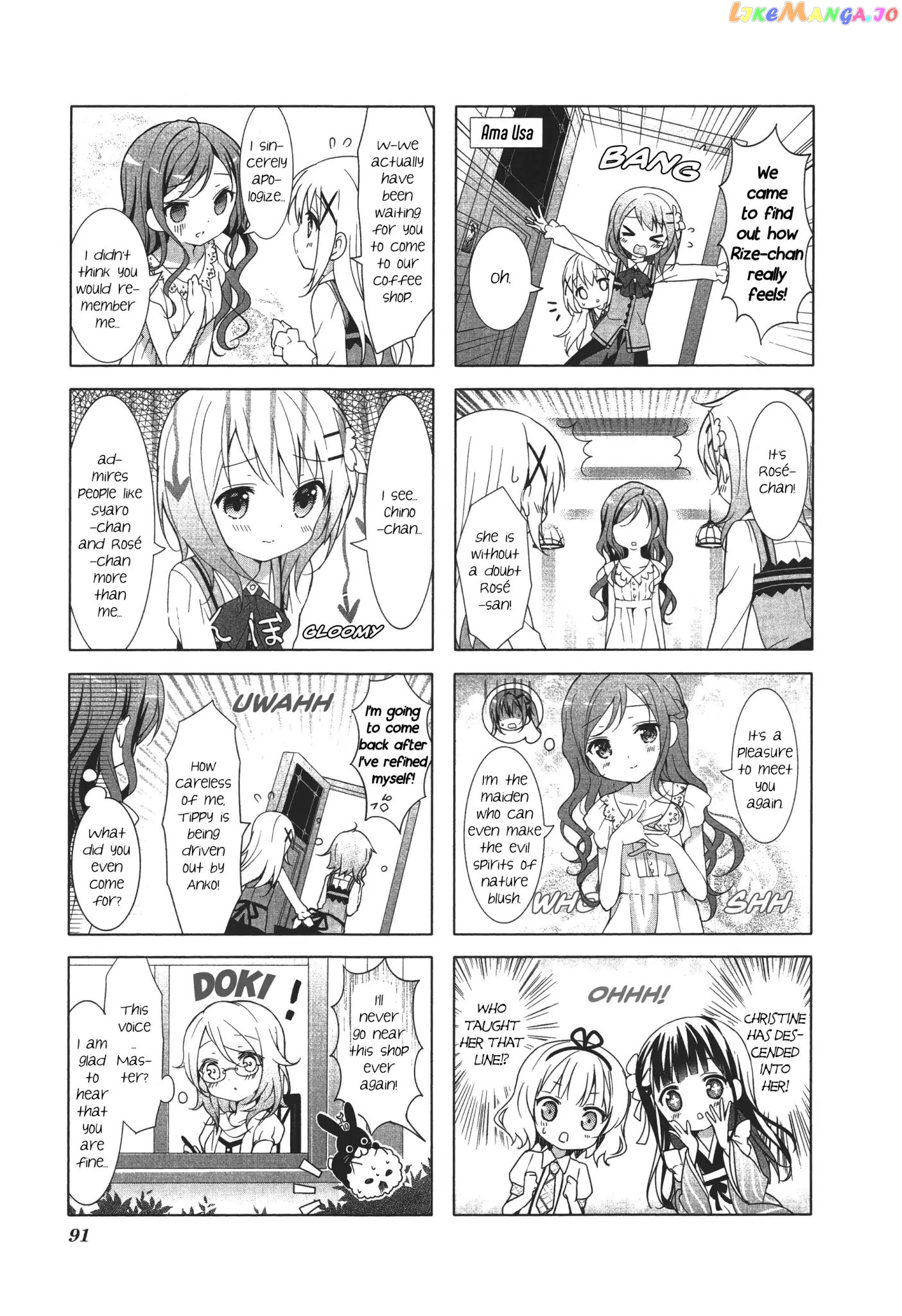 Gochuumon wa Usagi Desu ka? chapter 24 - page 6