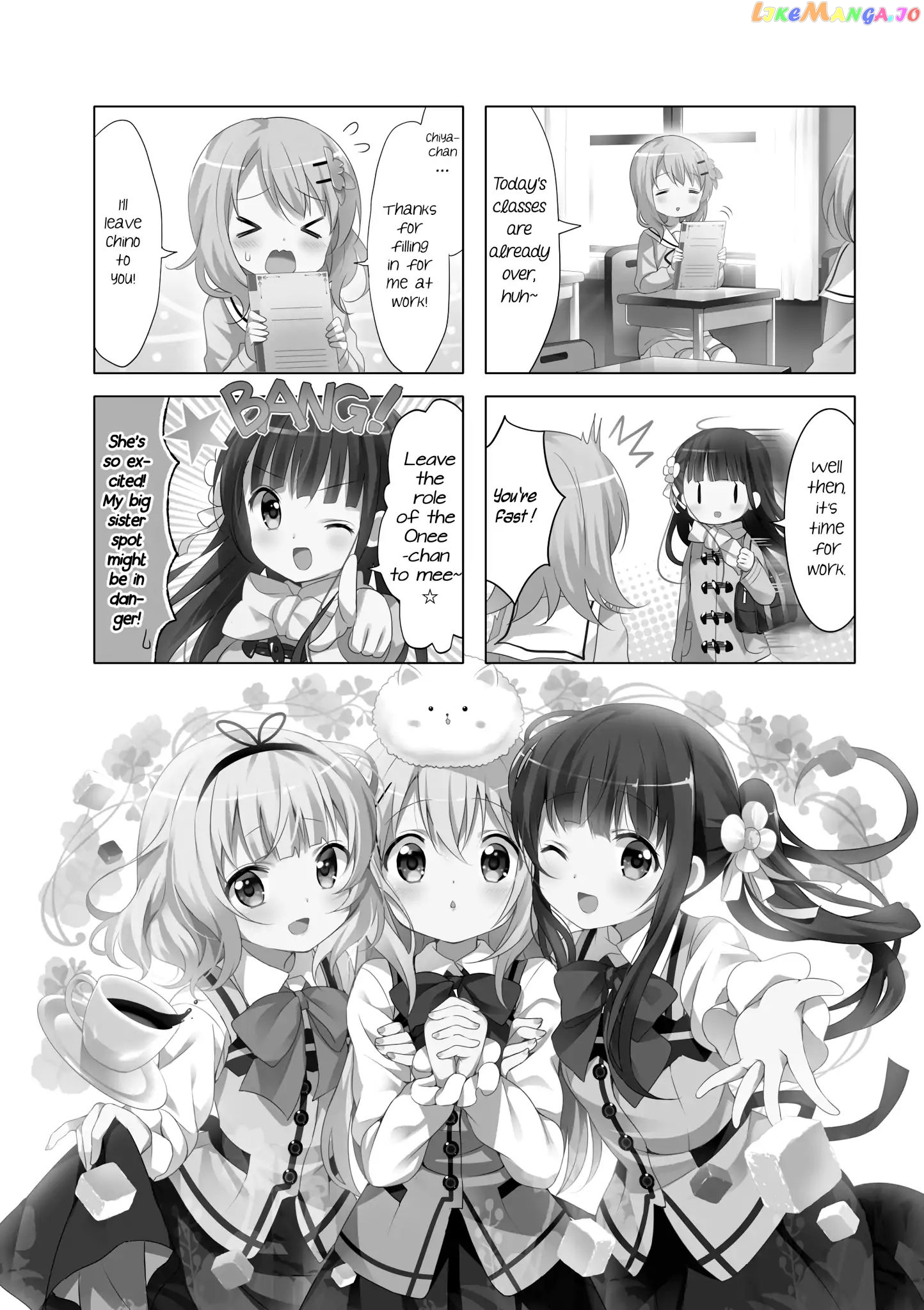 Gochuumon wa Usagi Desu ka? chapter 71 - page 1