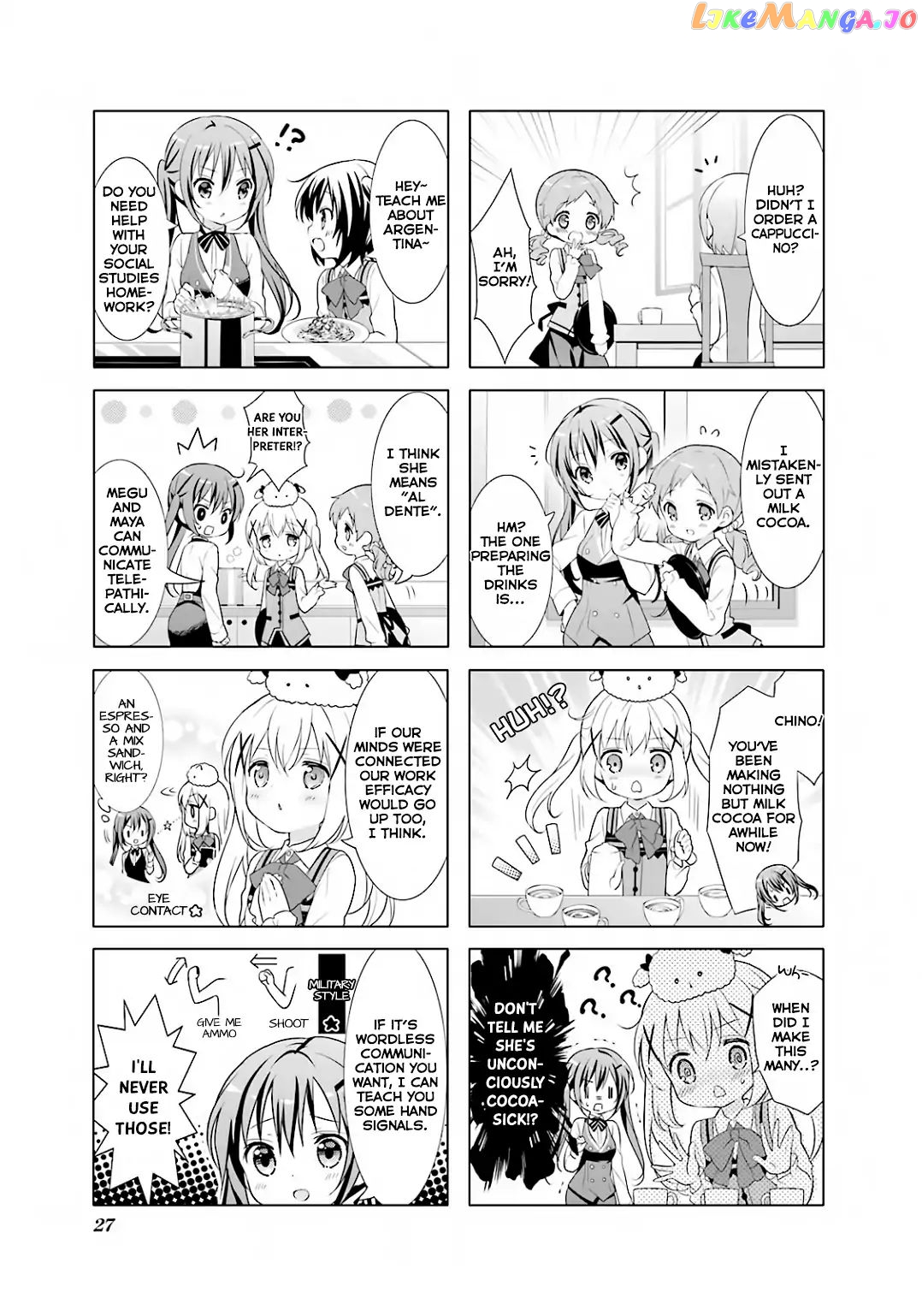 Gochuumon wa Usagi Desu ka? chapter 27 - page 4