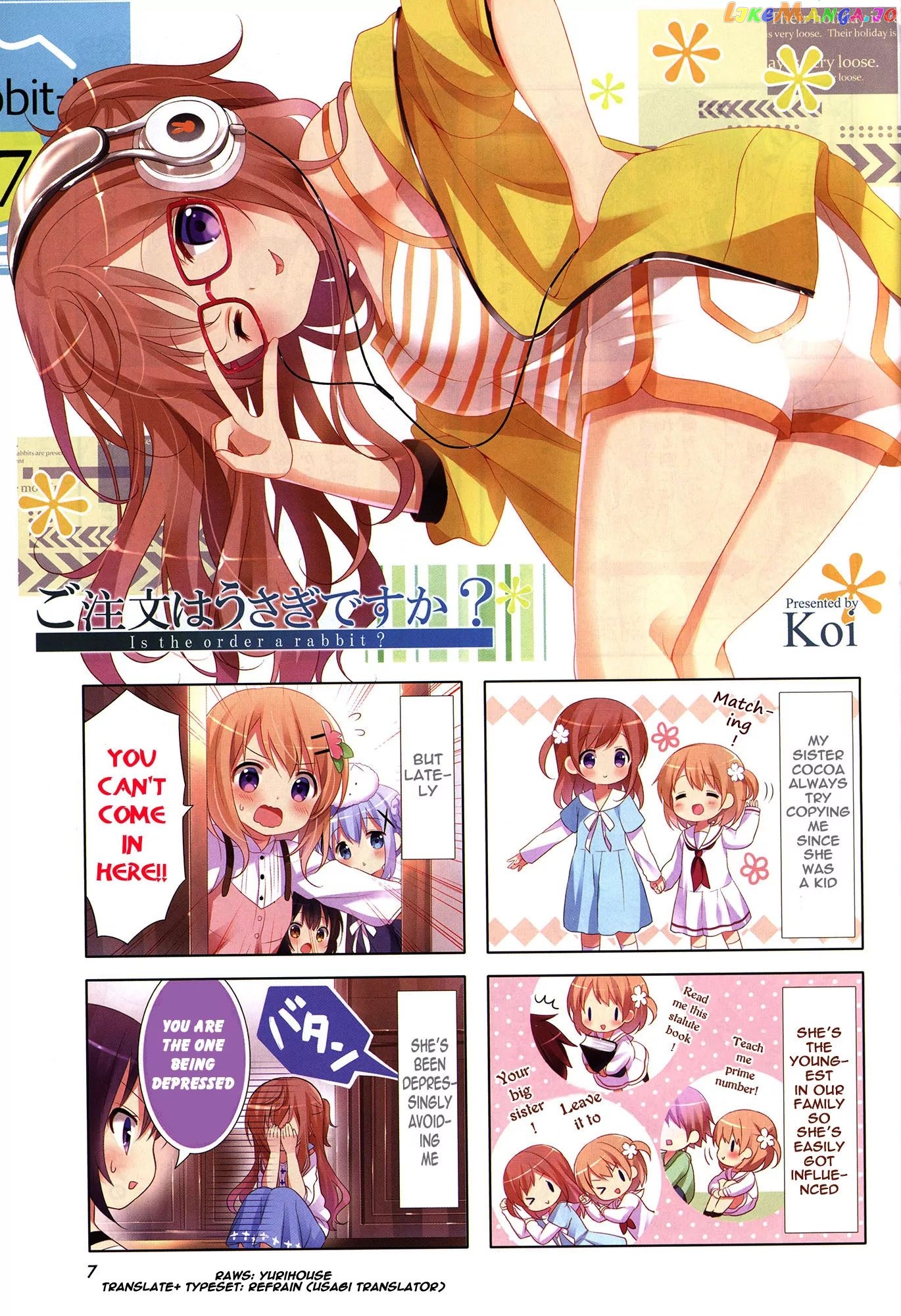 Gochuumon wa Usagi Desu ka? chapter 38 - page 2