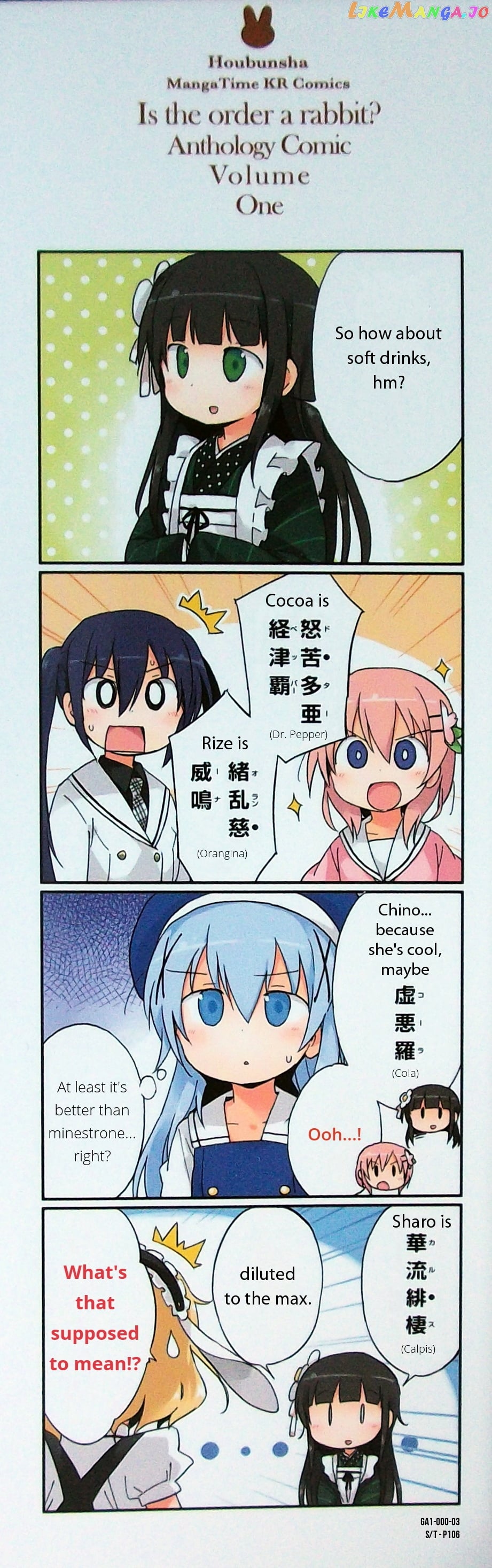 Gochuumon Wa Usagi Desu Ka Anthology Comic chapter 0 - page 4