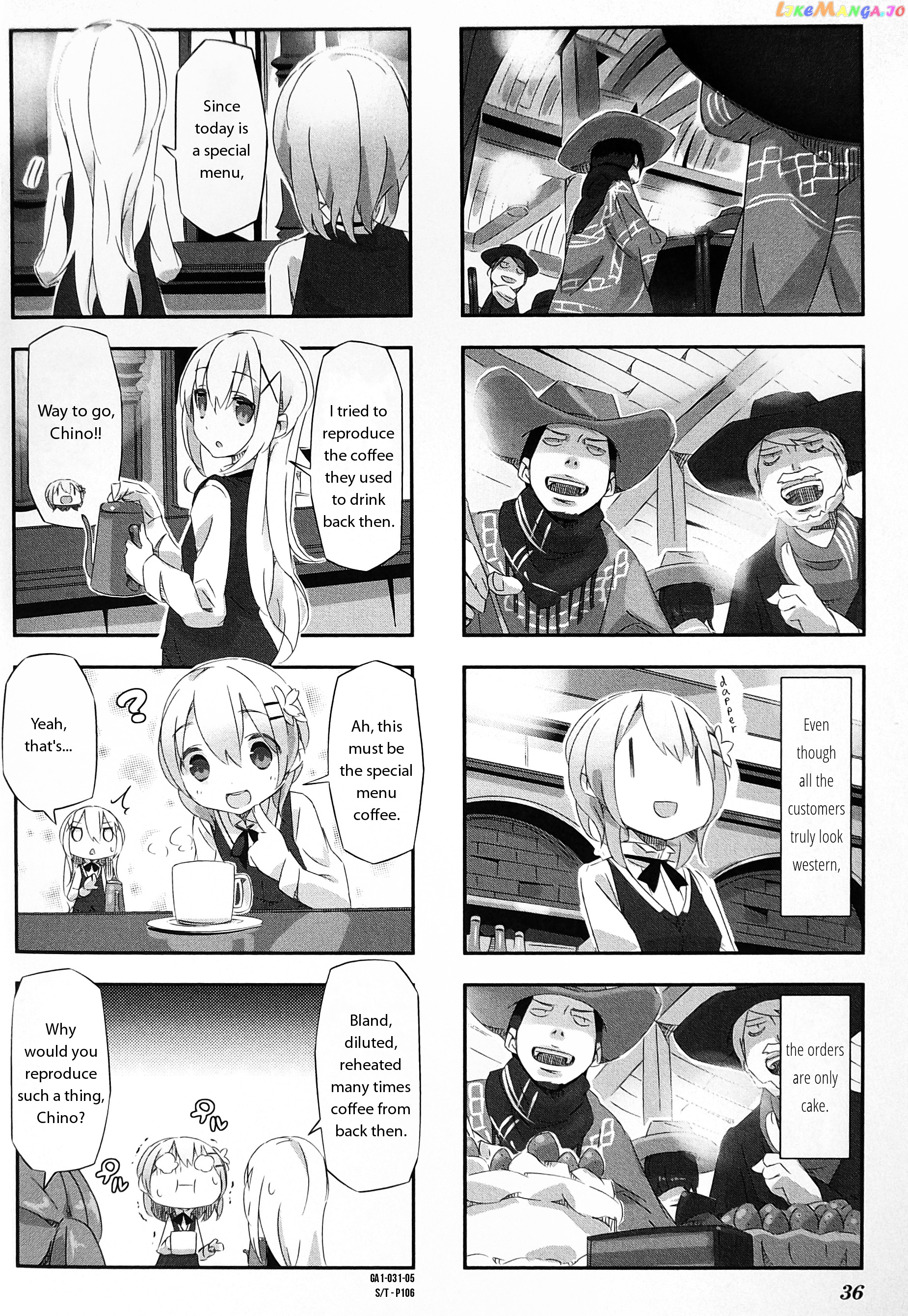 Gochuumon Wa Usagi Desu Ka Anthology Comic chapter 5 - page 6