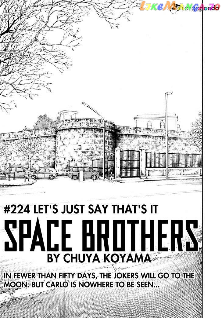 Uchuu Kyoudai chapter 224 - page 1