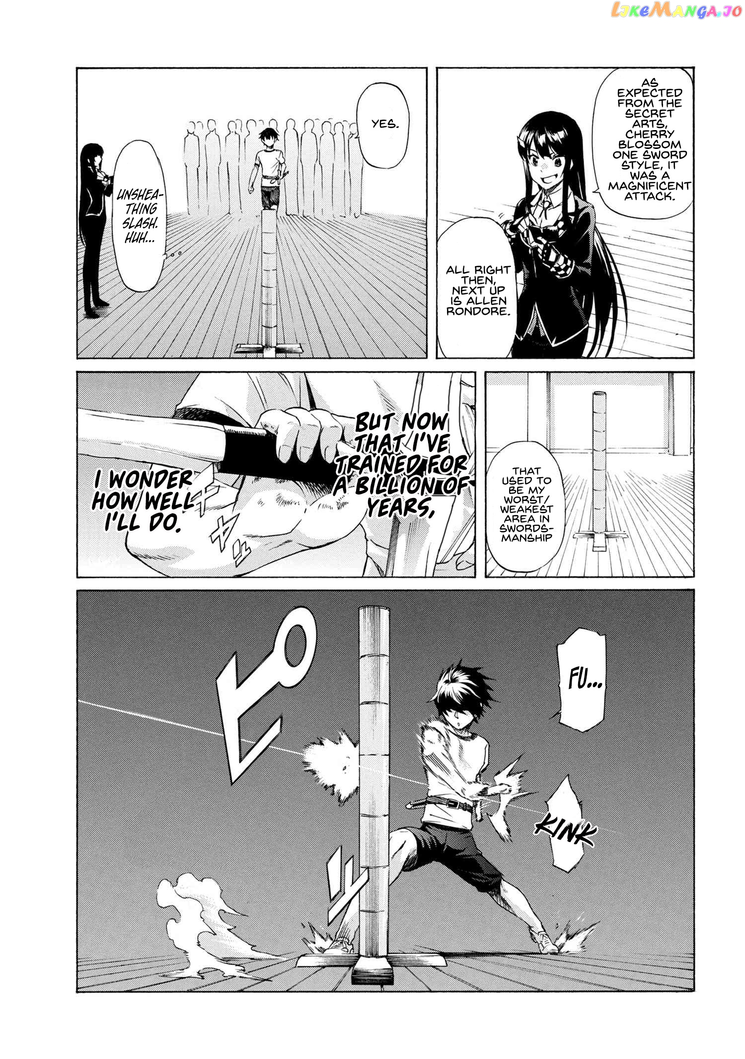 I Hit the Button for a Million Years and Before I Knew It, I Was the Strongest chapter 8.1 - page 12