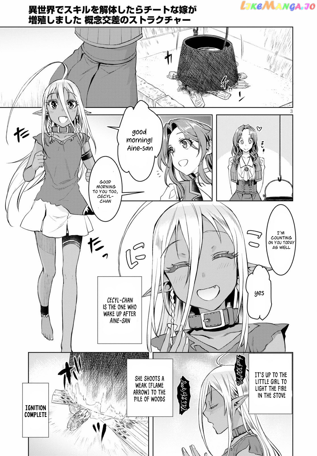 Isekai de Skill wo Kaitai shitara Cheat na Yome ga Zoushoku Shimashita: Gainen Kousa no Structure chapter 32 - page 3