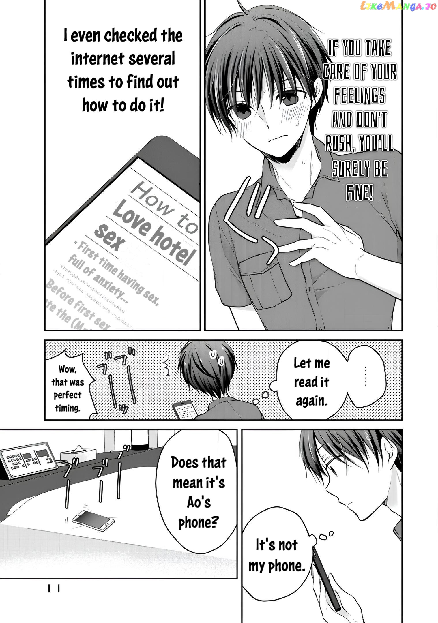 Midara Na Ao-Chan Wa Benkyou Ga Dekinai Otona-Hen chapter 11 - page 10