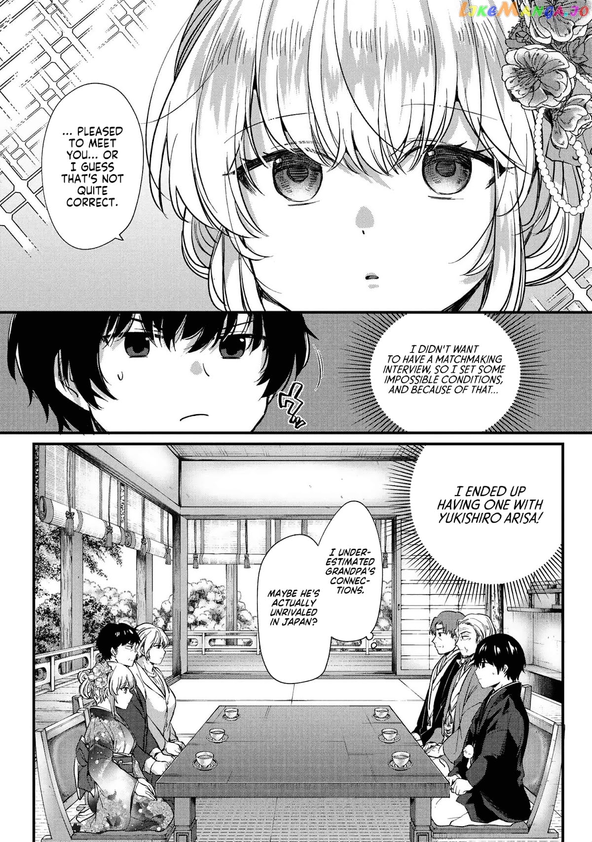 Omiai Shitakunakatta Node, Murinandai Na Jouken Wo Tsuketara Doukyuusei Ga Kita Ken Ni Tsuite chapter 1 - page 13