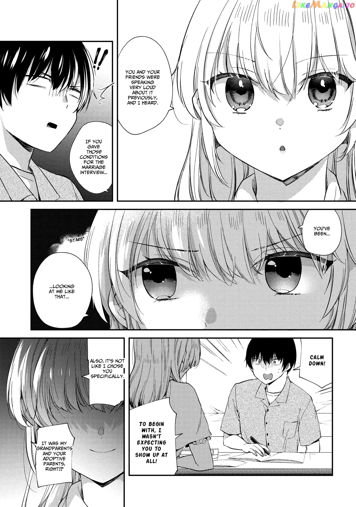Omiai Shitakunakatta Node, Murinandai Na Jouken Wo Tsuketara Doukyuusei Ga Kita Ken Ni Tsuite chapter 6.1 - page 11