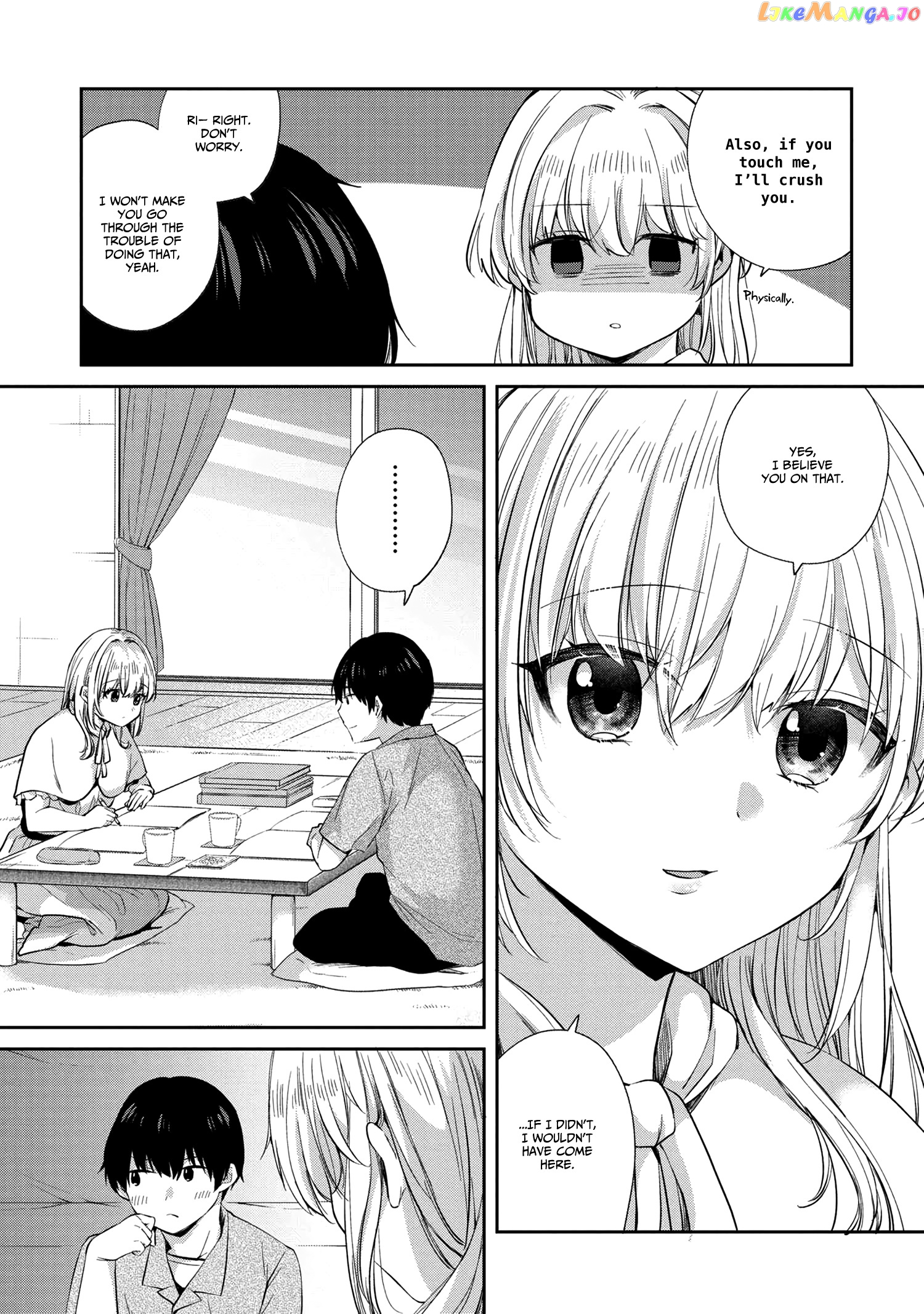 Omiai Shitakunakatta Node, Murinandai Na Jouken Wo Tsuketara Doukyuusei Ga Kita Ken Ni Tsuite chapter 6.1 - page 13