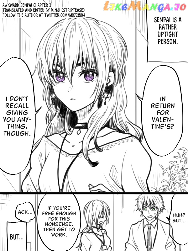 Awkward Senpai chapter 3 - page 1