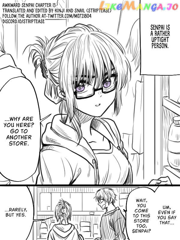Awkward Senpai chapter 13 - page 1