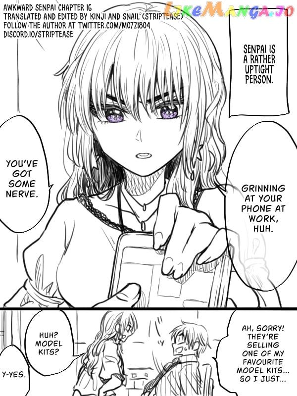Awkward Senpai chapter 16 - page 1