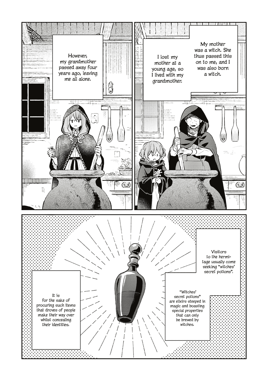 Hello, I Am A Witch, And My Crush Wants Me To Make A Love Potion! chapter 1 - page 4