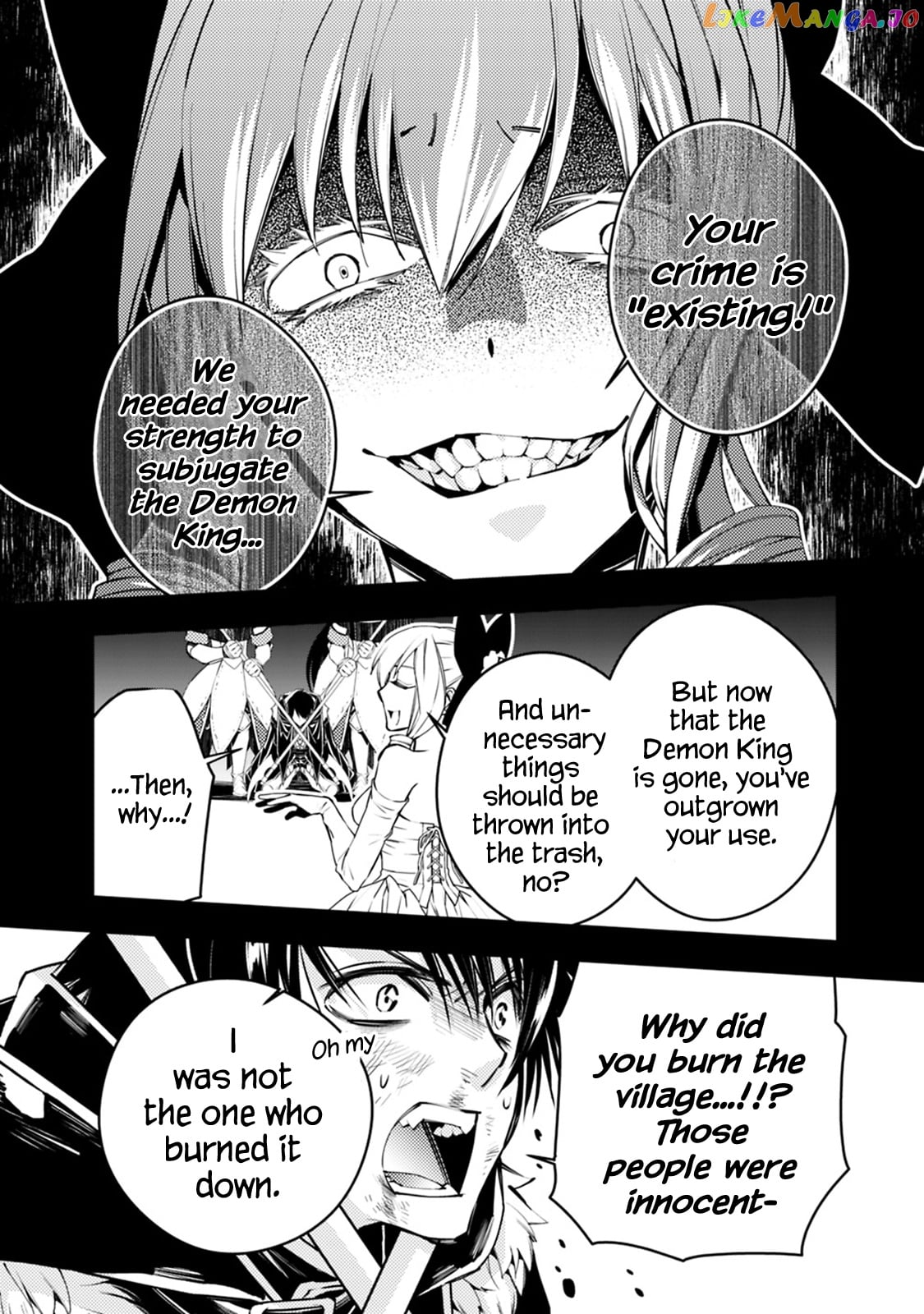 Fukushuu o Koinegau Saikyou Yuusha wa, Yami no Chikara de Senmetsu Musou Suru chapter 3.4 - page 6
