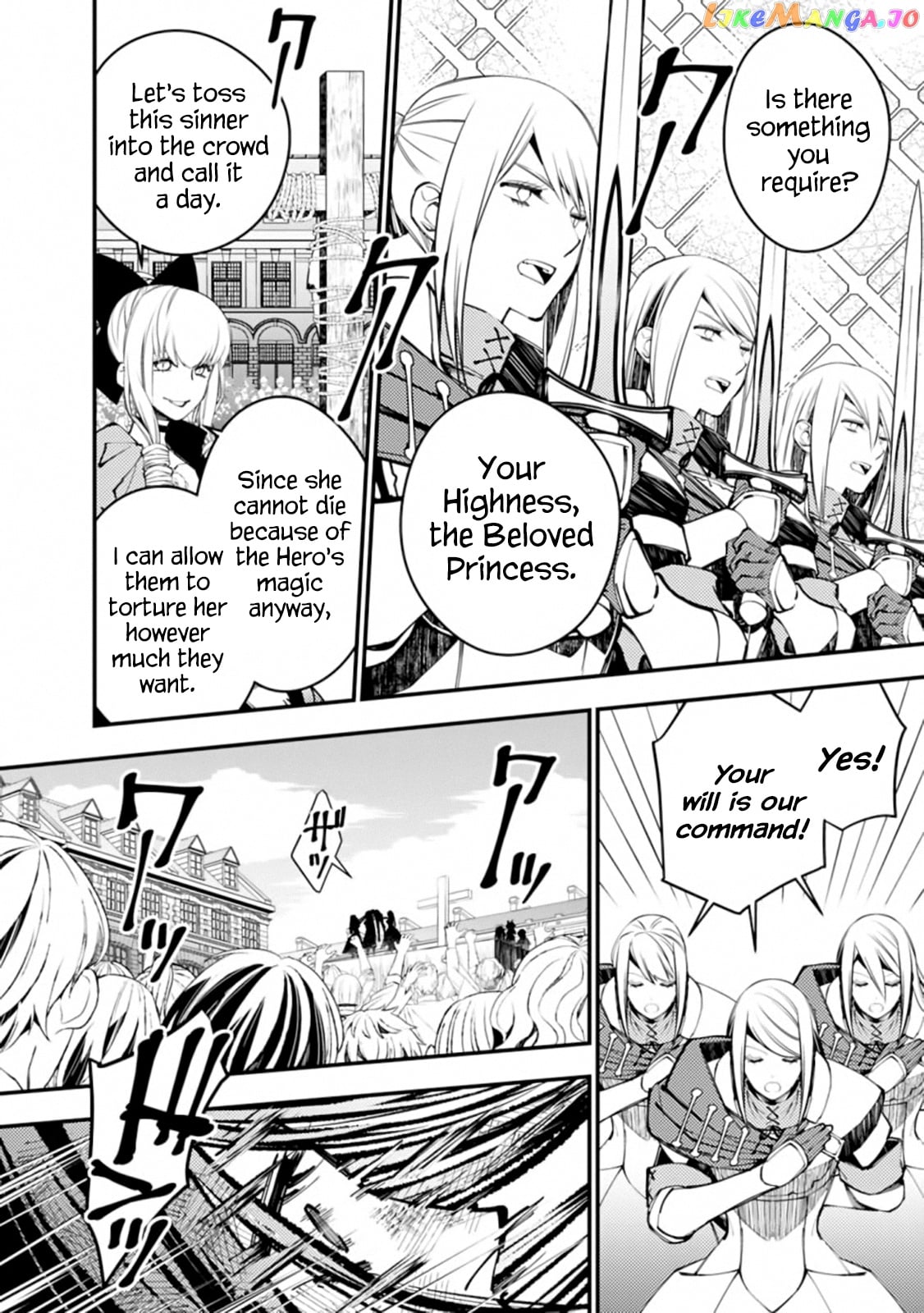 Fukushuu o Koinegau Saikyou Yuusha wa, Yami no Chikara de Senmetsu Musou Suru chapter 28 - page 14