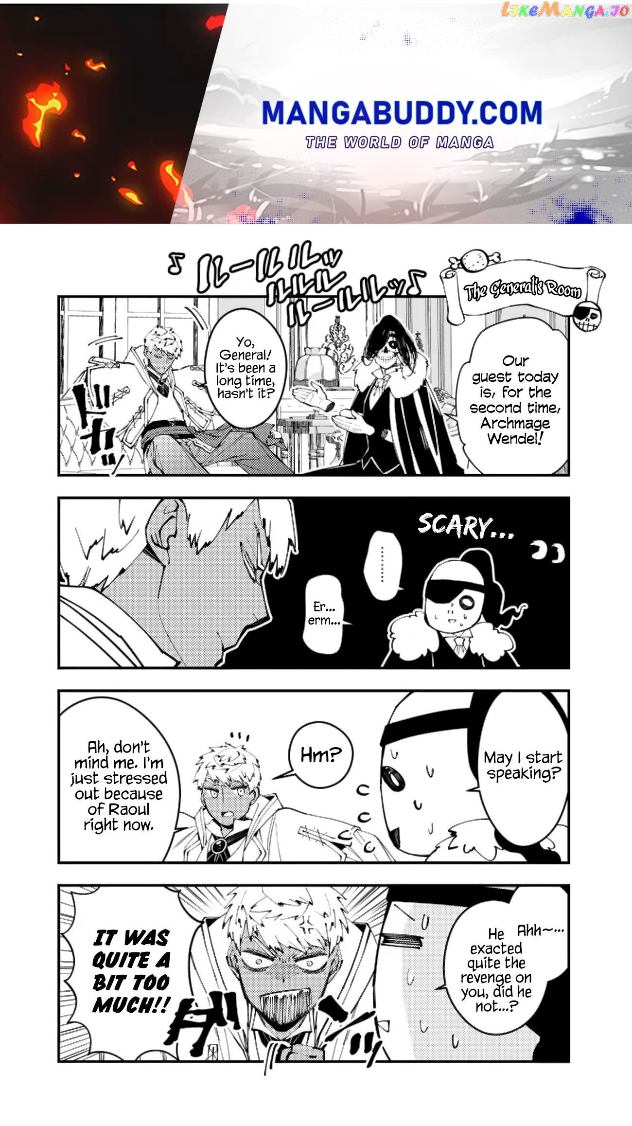 Fukushuu o Koinegau Saikyou Yuusha wa, Yami no Chikara de Senmetsu Musou Suru chapter 54.1 - page 1