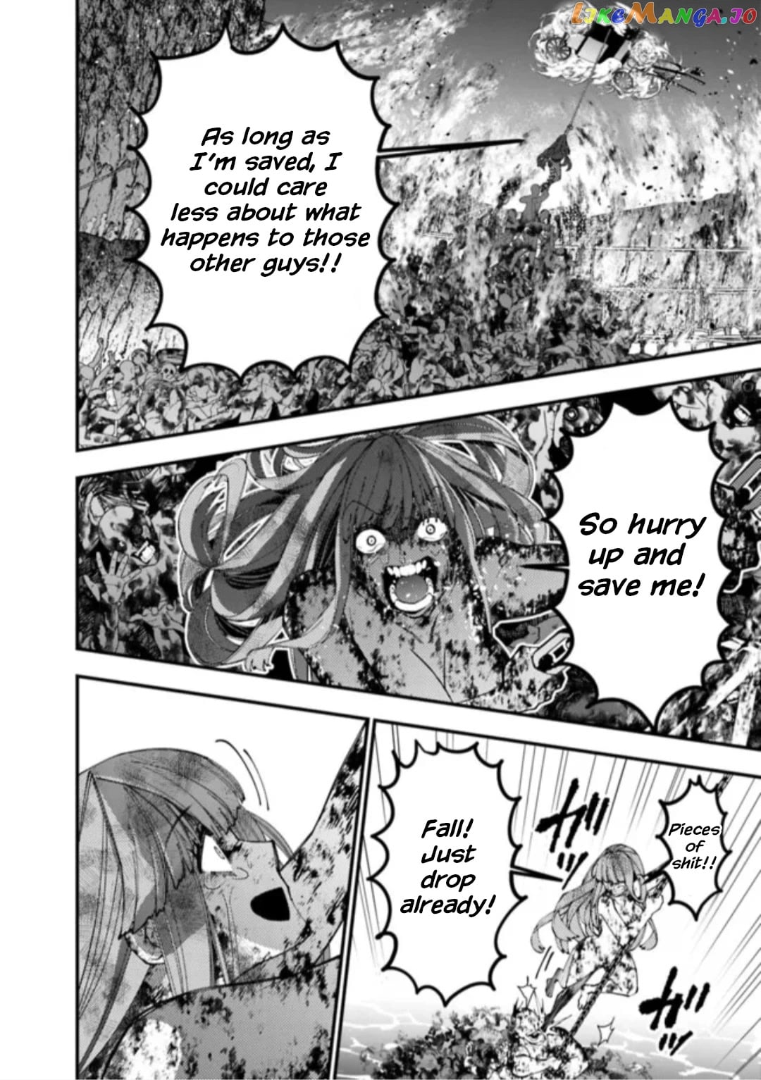 Fukushuu o Koinegau Saikyou Yuusha wa, Yami no Chikara de Senmetsu Musou Suru chapter 66 - page 17