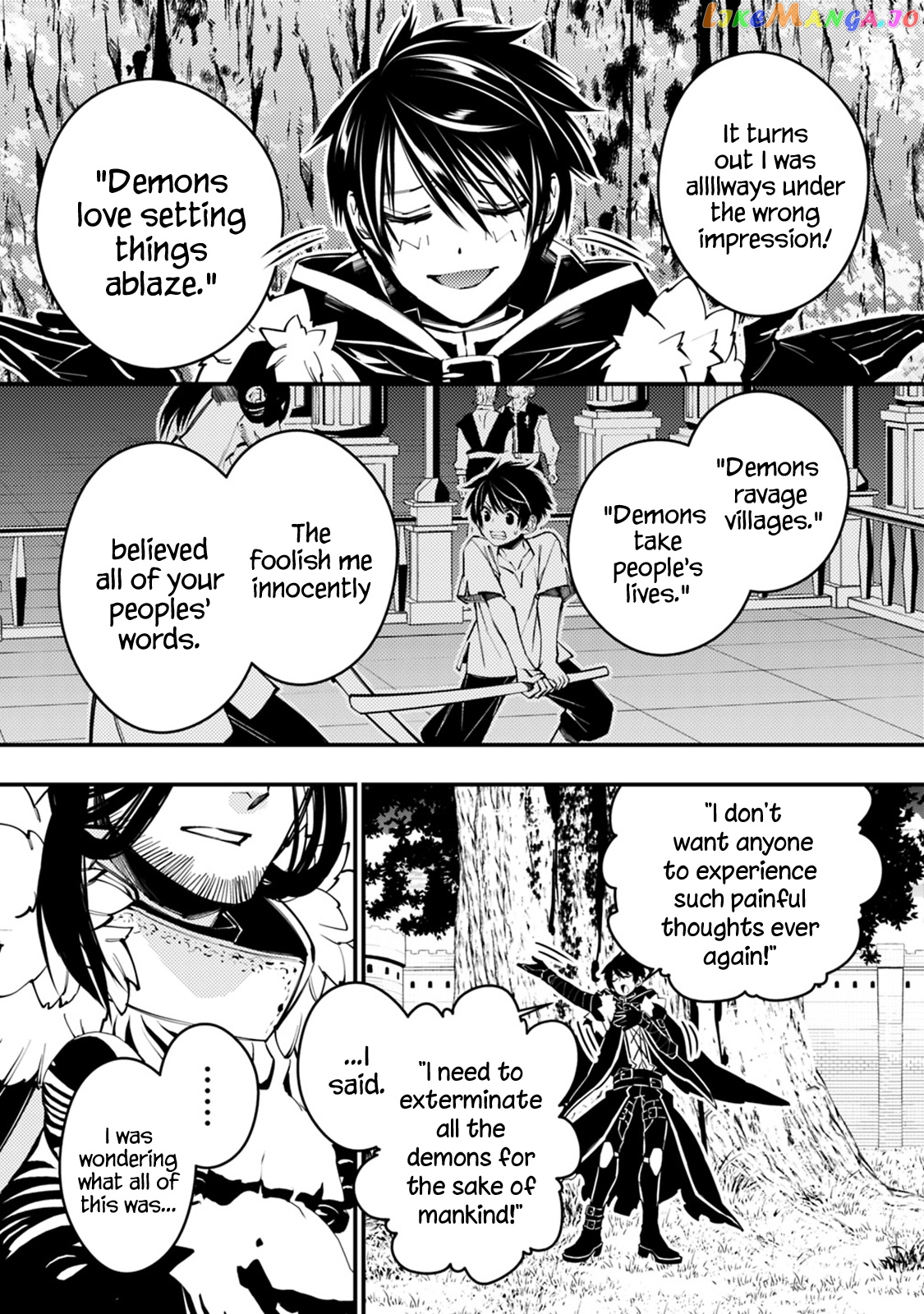 Fukushuu o Koinegau Saikyou Yuusha wa, Yami no Chikara de Senmetsu Musou Suru chapter 9 - page 9