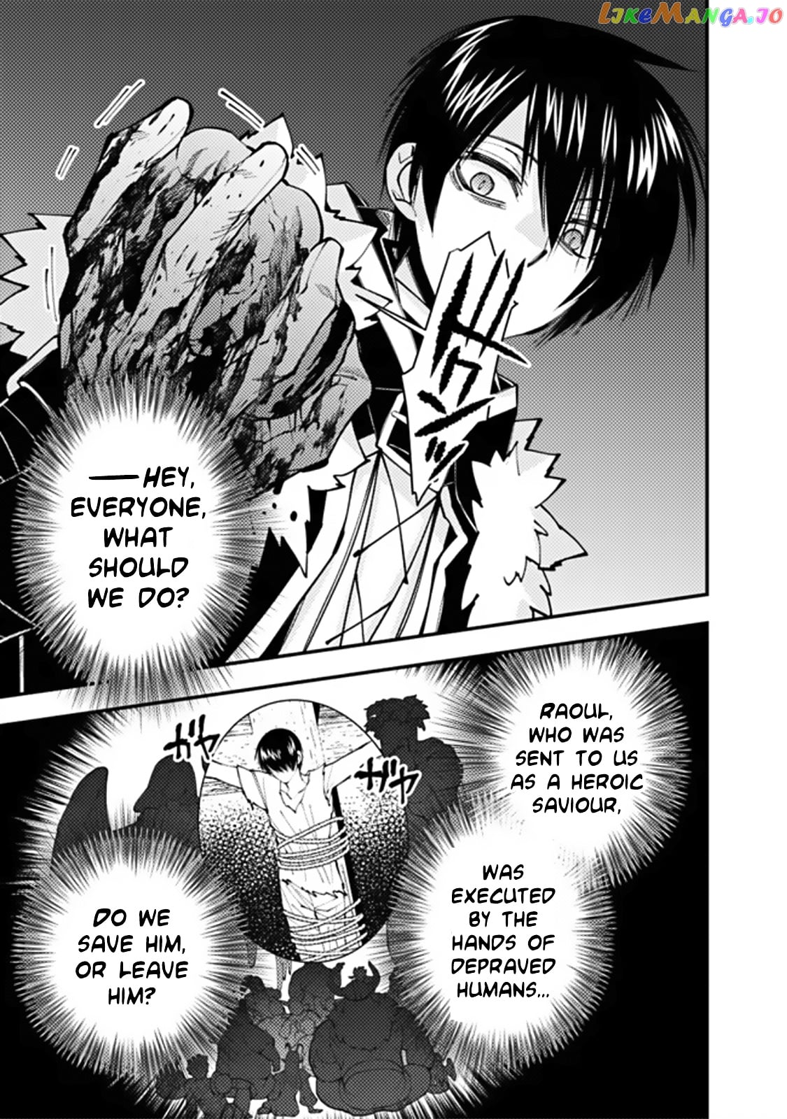 Fukushuu o Koinegau Saikyou Yuusha wa, Yami no Chikara de Senmetsu Musou Suru chapter 68 - page 19