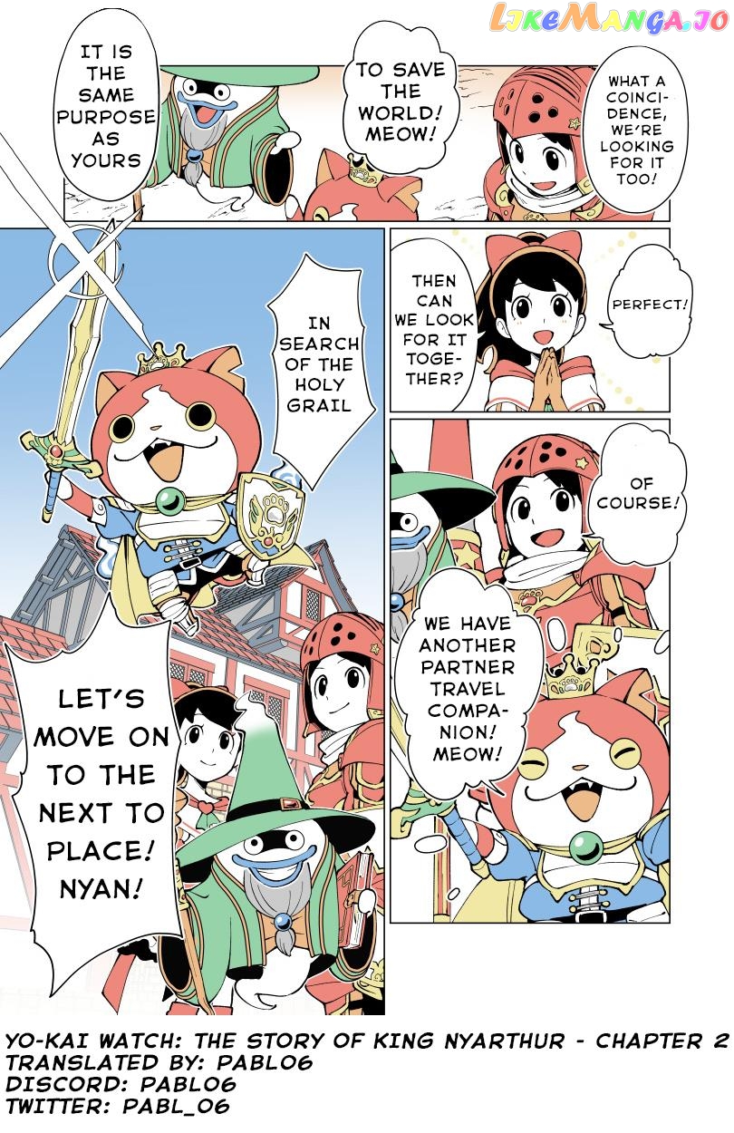 Yo-Kai Watch: The Story Of King Nyarthur chapter 2 - page 12