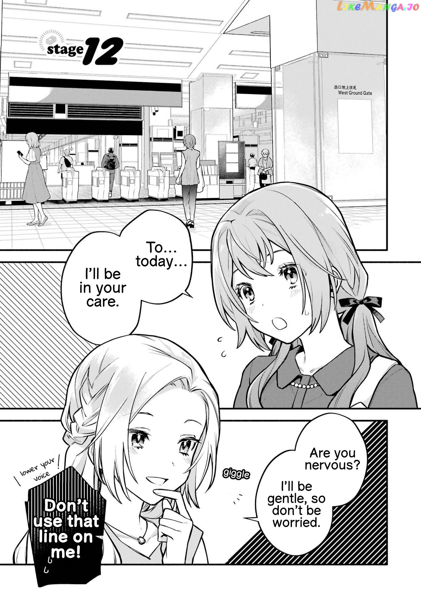 A Yuri Story About A Girl Who Insists “it’s Impossible For Two Girls To Get Together” Completely Falling Within 100 Days chapter 12 - page 2