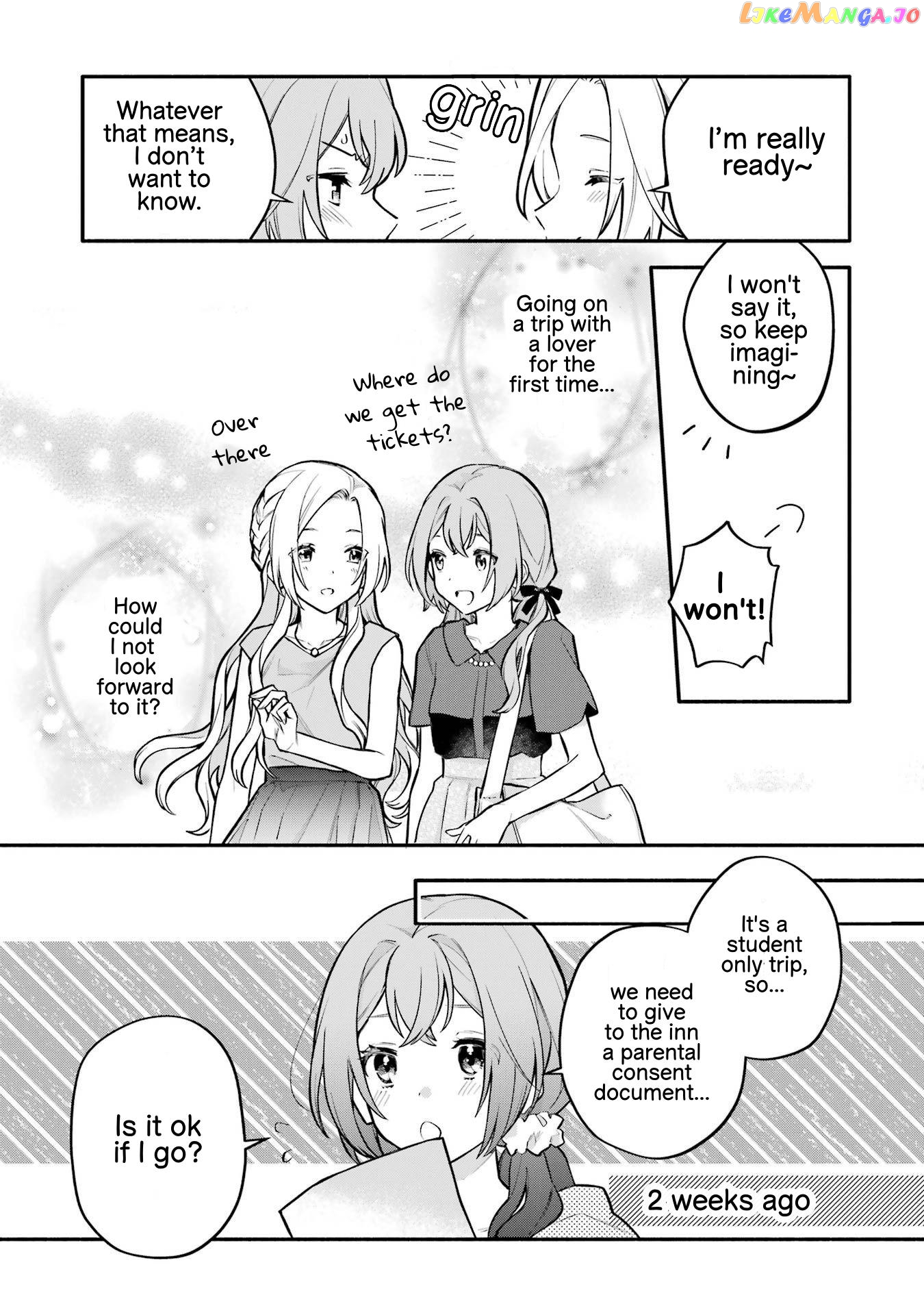 A Yuri Story About A Girl Who Insists “it’s Impossible For Two Girls To Get Together” Completely Falling Within 100 Days chapter 12 - page 4