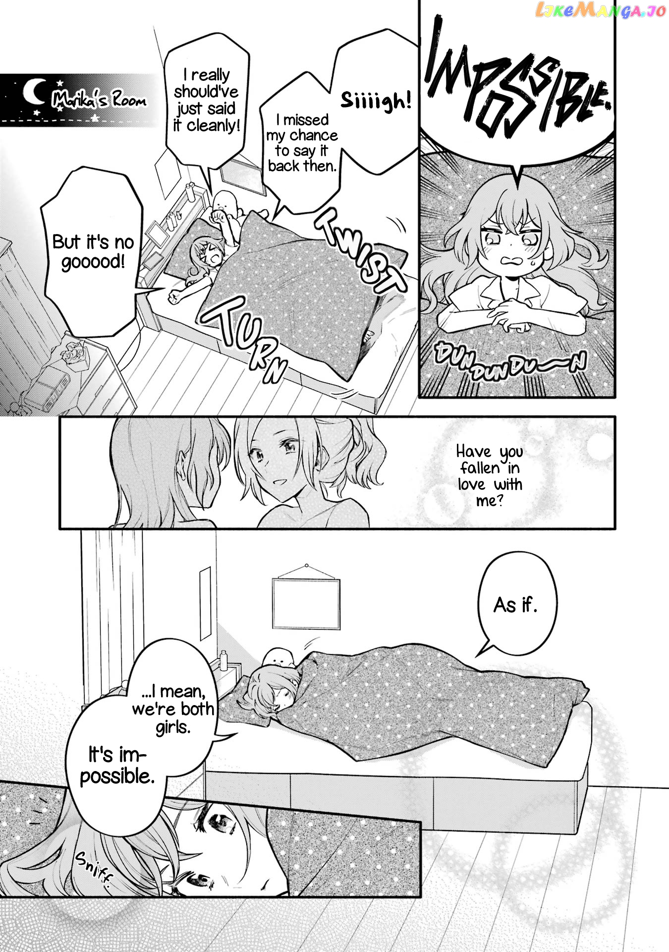 A Yuri Story About A Girl Who Insists “it’s Impossible For Two Girls To Get Together” Completely Falling Within 100 Days chapter 6 - page 36