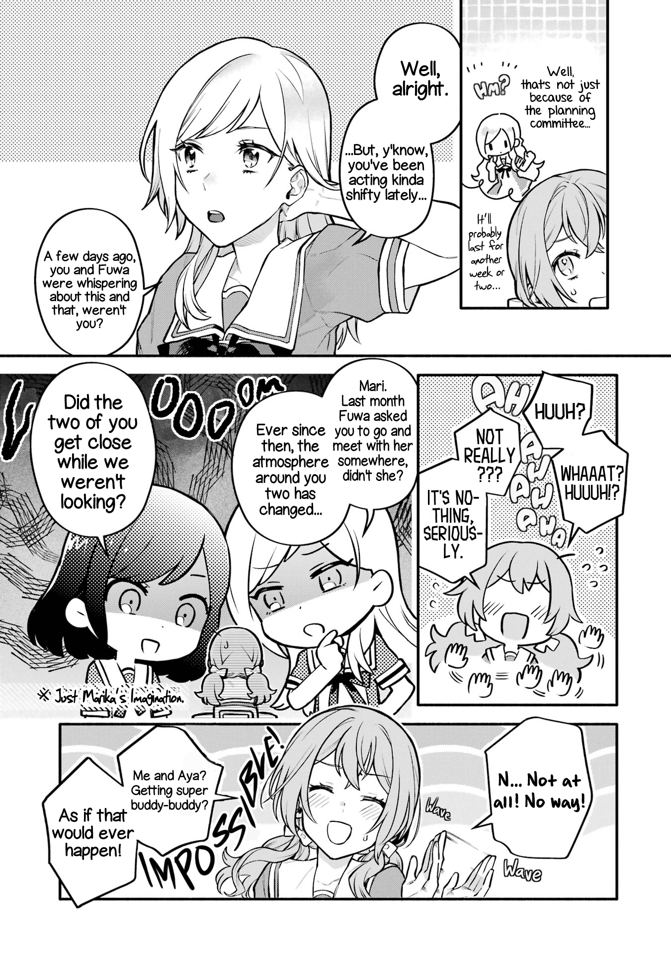 A Yuri Story About A Girl Who Insists “it’s Impossible For Two Girls To Get Together” Completely Falling Within 100 Days chapter 6 - page 6