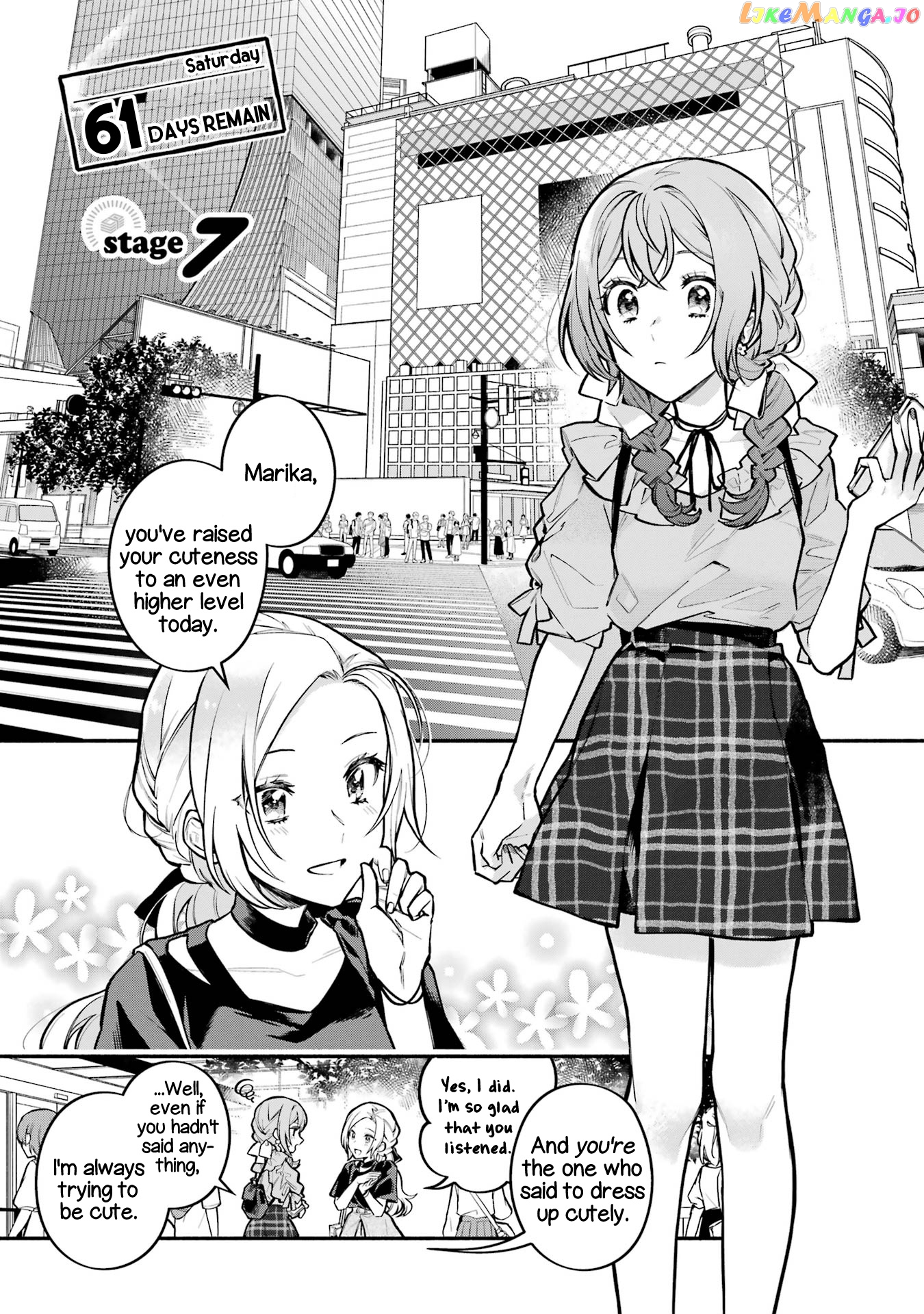 A Yuri Story About A Girl Who Insists “it’s Impossible For Two Girls To Get Together” Completely Falling Within 100 Days chapter 7 - page 1