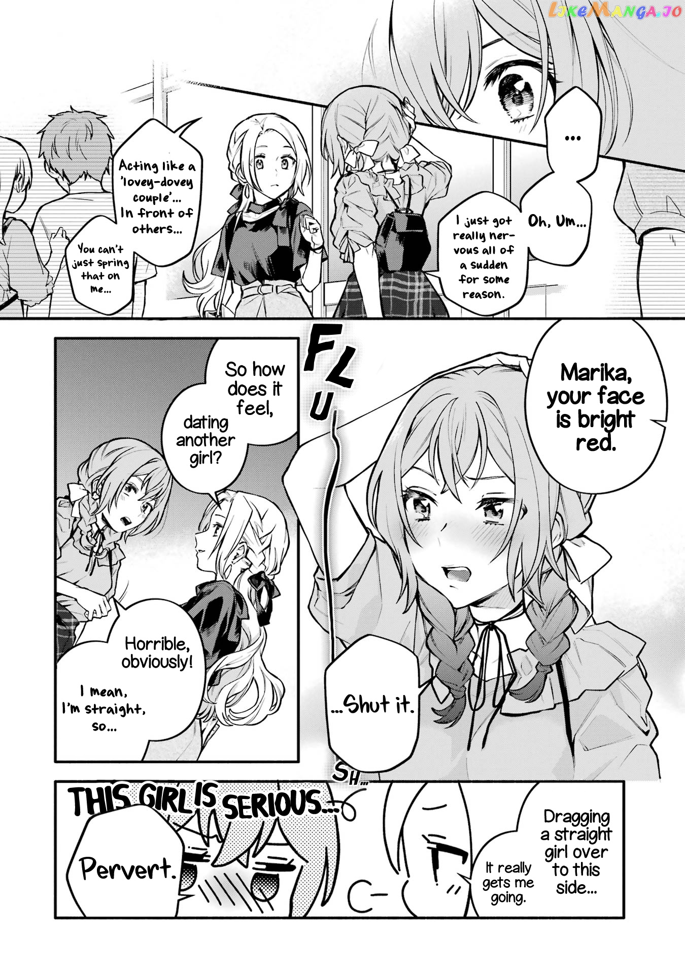 A Yuri Story About A Girl Who Insists “it’s Impossible For Two Girls To Get Together” Completely Falling Within 100 Days chapter 7 - page 14