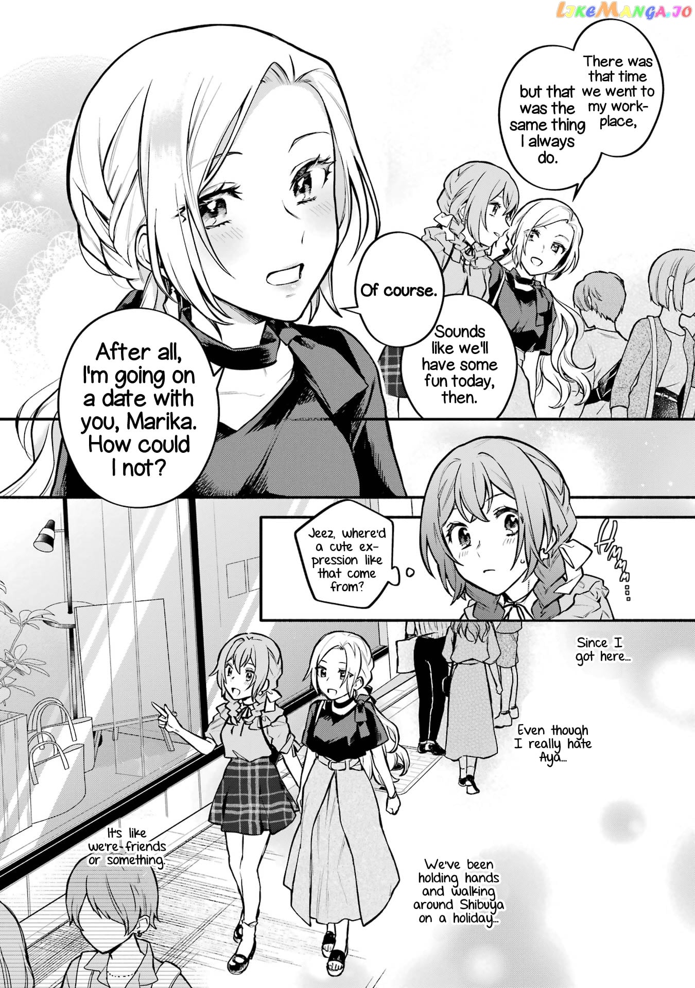A Yuri Story About A Girl Who Insists “it’s Impossible For Two Girls To Get Together” Completely Falling Within 100 Days chapter 7 - page 4