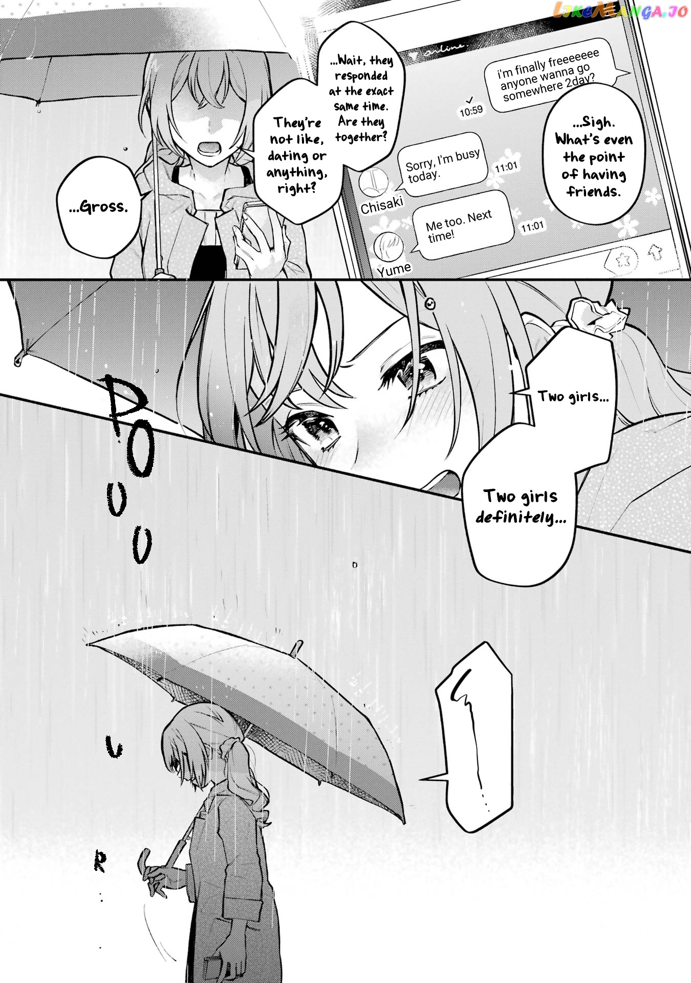 A Yuri Story About A Girl Who Insists “it’s Impossible For Two Girls To Get Together” Completely Falling Within 100 Days chapter 7 - page 40