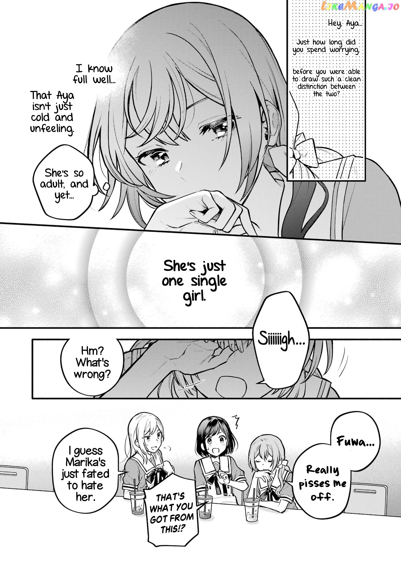 A Yuri Story About A Girl Who Insists “it’s Impossible For Two Girls To Get Together” Completely Falling Within 100 Days chapter 8 - page 16