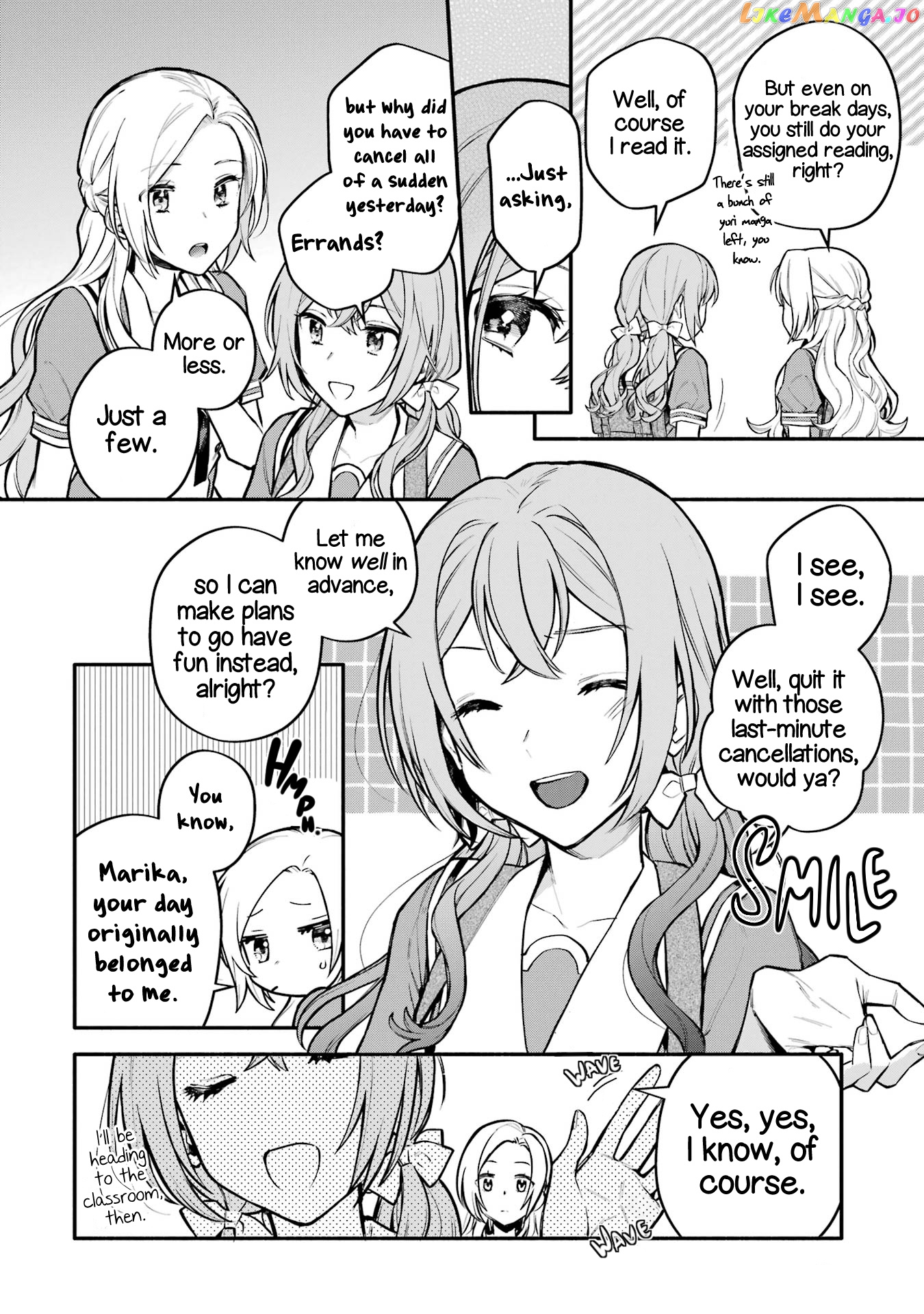 A Yuri Story About A Girl Who Insists “it’s Impossible For Two Girls To Get Together” Completely Falling Within 100 Days chapter 8 - page 2