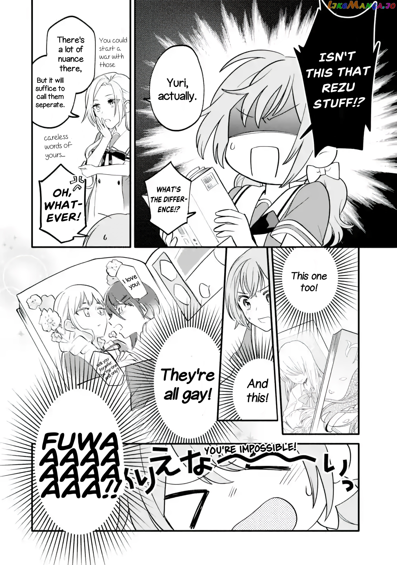 A Yuri Story About A Girl Who Insists “it’s Impossible For Two Girls To Get Together” Completely Falling Within 100 Days chapter 2 - page 10