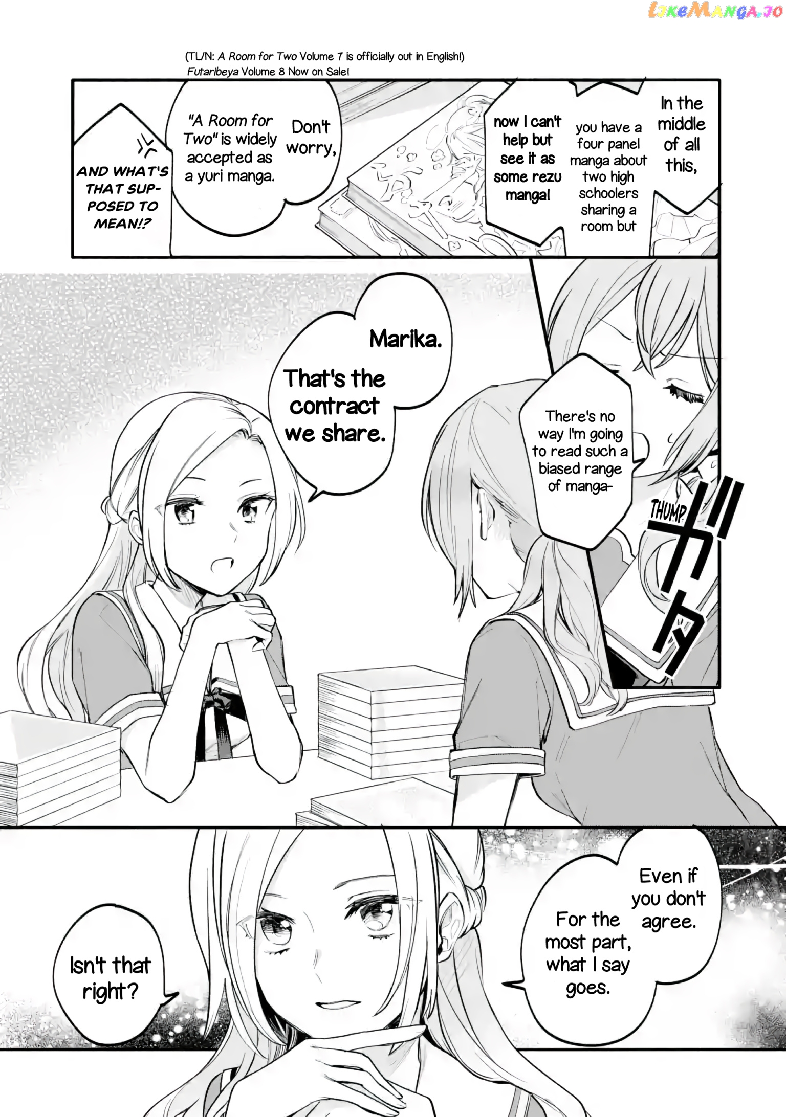 A Yuri Story About A Girl Who Insists “it’s Impossible For Two Girls To Get Together” Completely Falling Within 100 Days chapter 2 - page 11