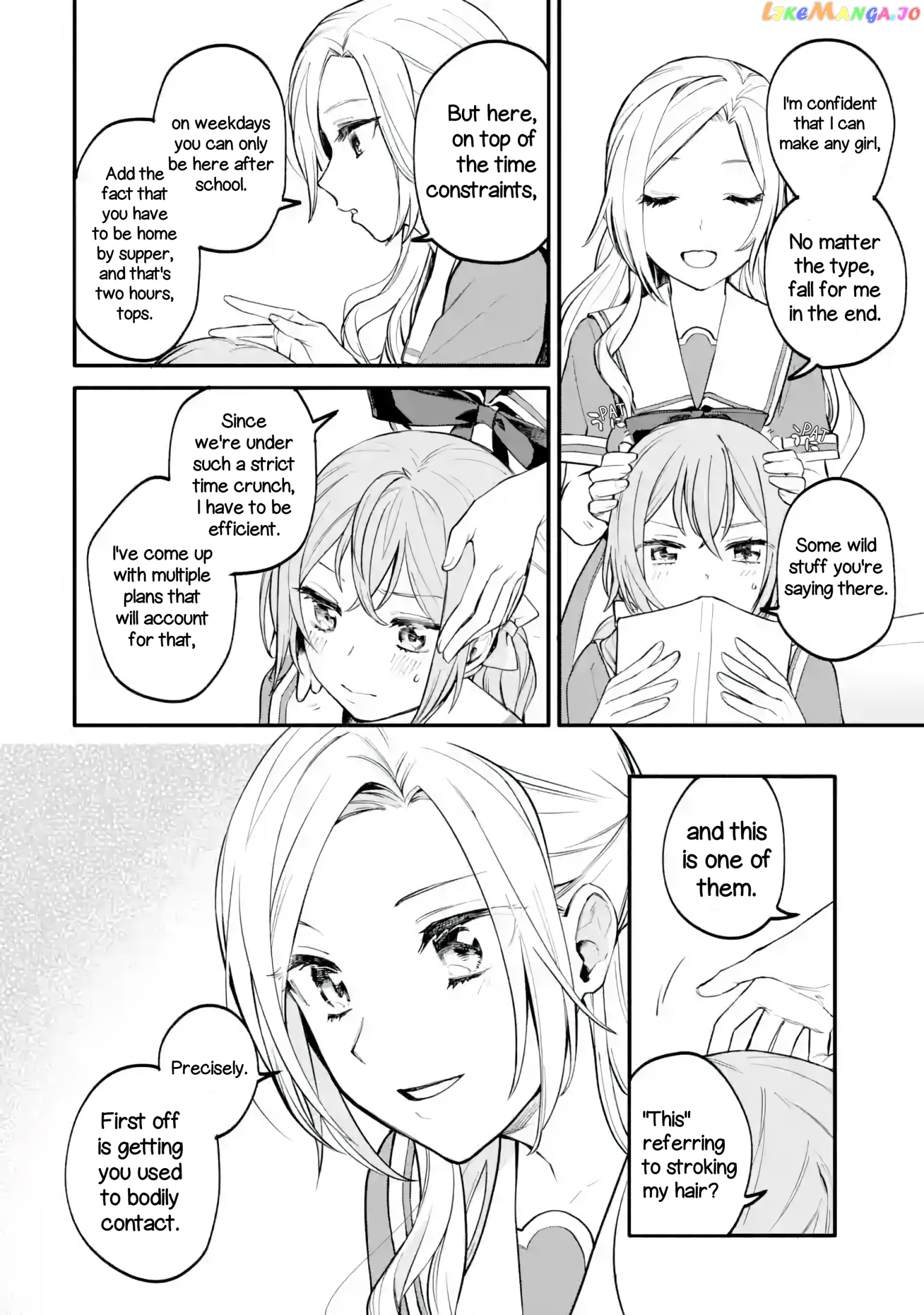 A Yuri Story About A Girl Who Insists “it’s Impossible For Two Girls To Get Together” Completely Falling Within 100 Days chapter 2 - page 14