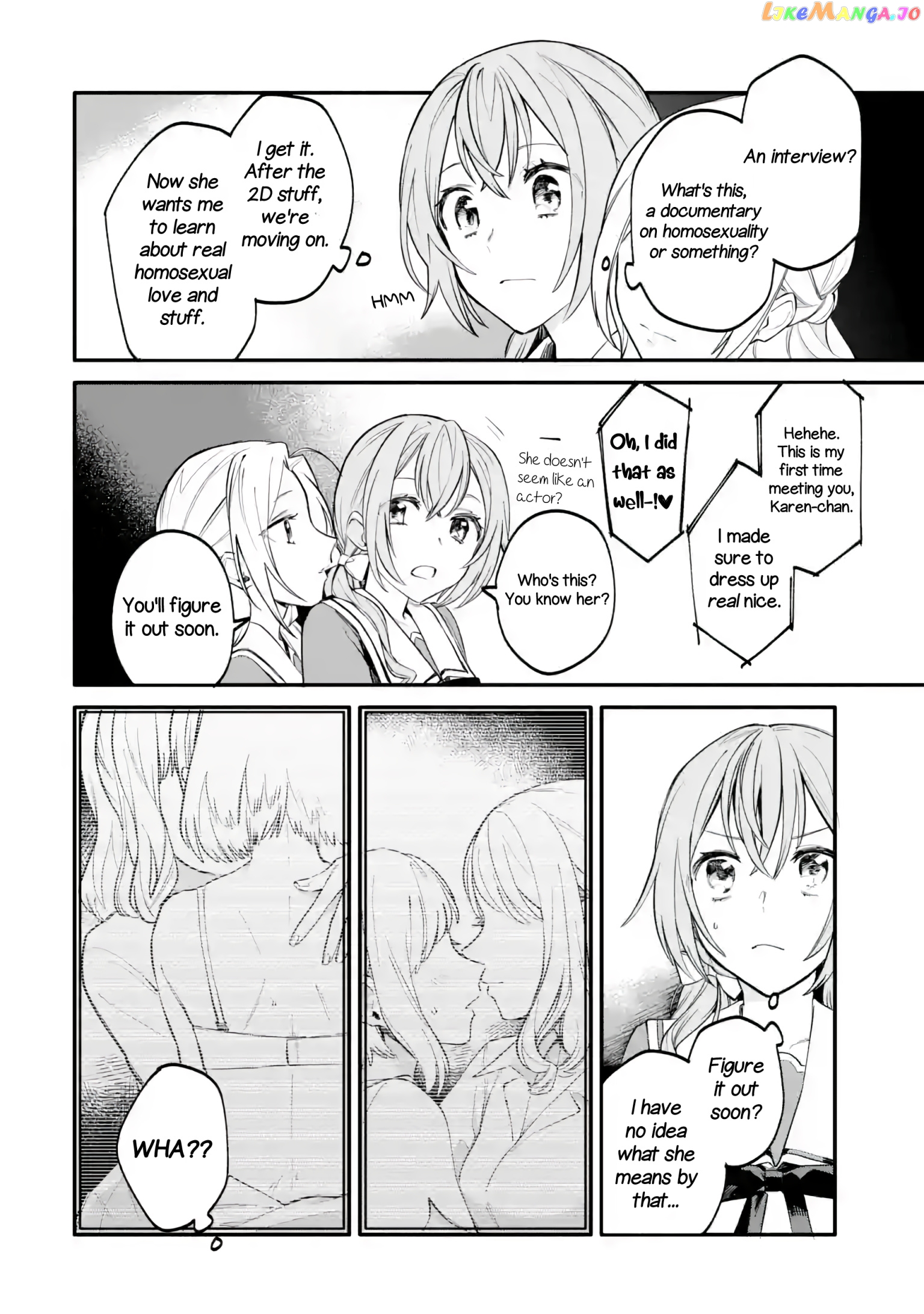 A Yuri Story About A Girl Who Insists “it’s Impossible For Two Girls To Get Together” Completely Falling Within 100 Days chapter 2 - page 30
