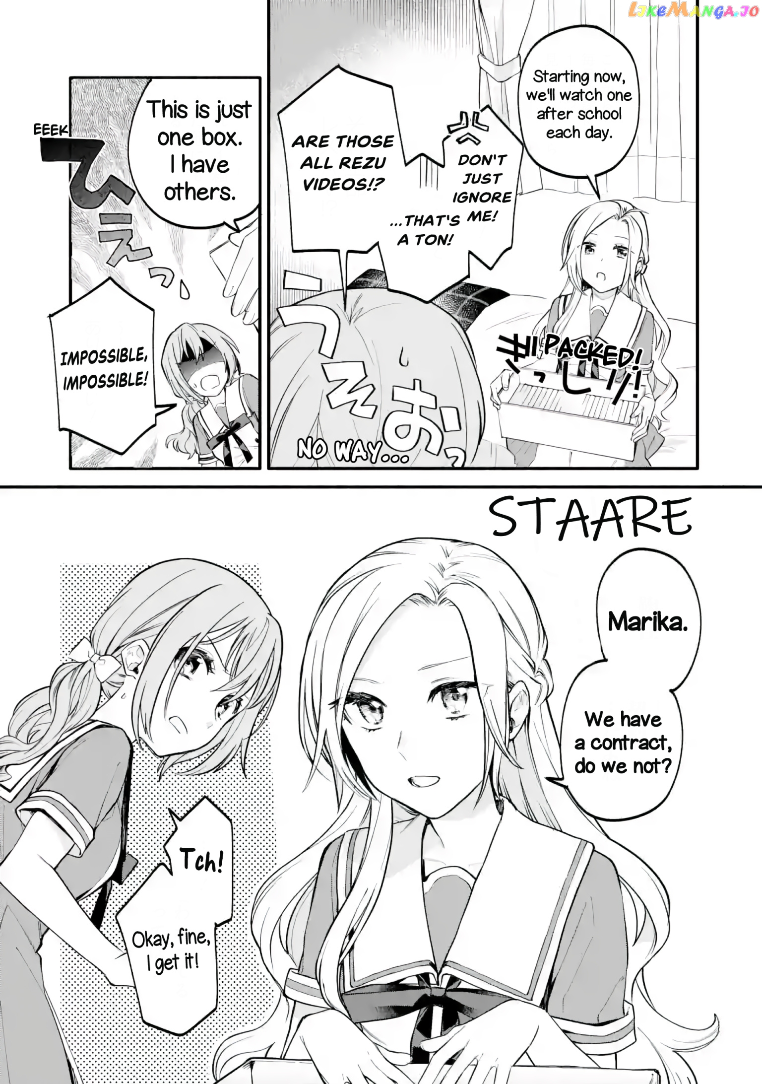 A Yuri Story About A Girl Who Insists “it’s Impossible For Two Girls To Get Together” Completely Falling Within 100 Days chapter 2 - page 33