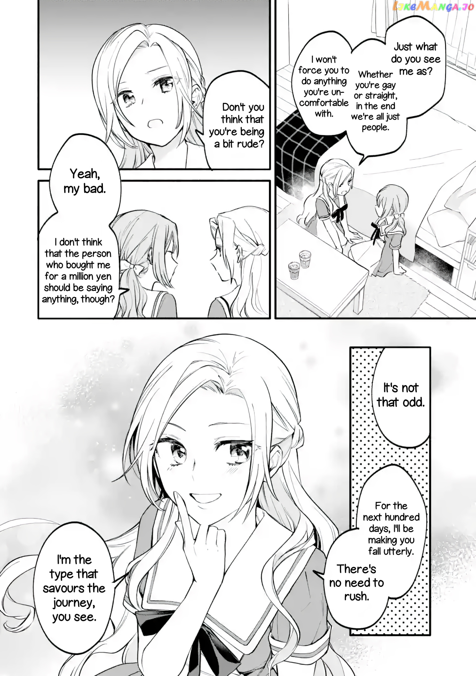 A Yuri Story About A Girl Who Insists “it’s Impossible For Two Girls To Get Together” Completely Falling Within 100 Days chapter 2 - page 6